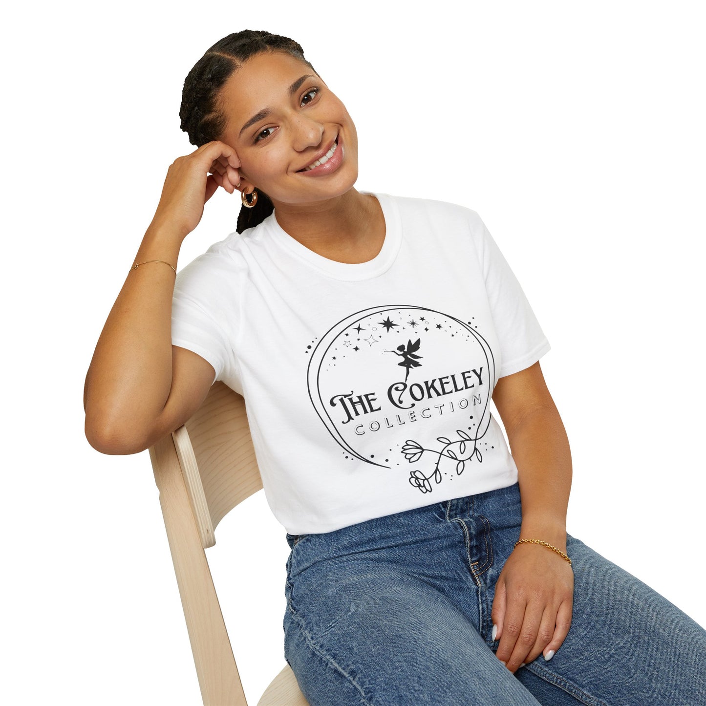The Cokeley Collection T-Shirt | Fairy Logo, Floral Emblem