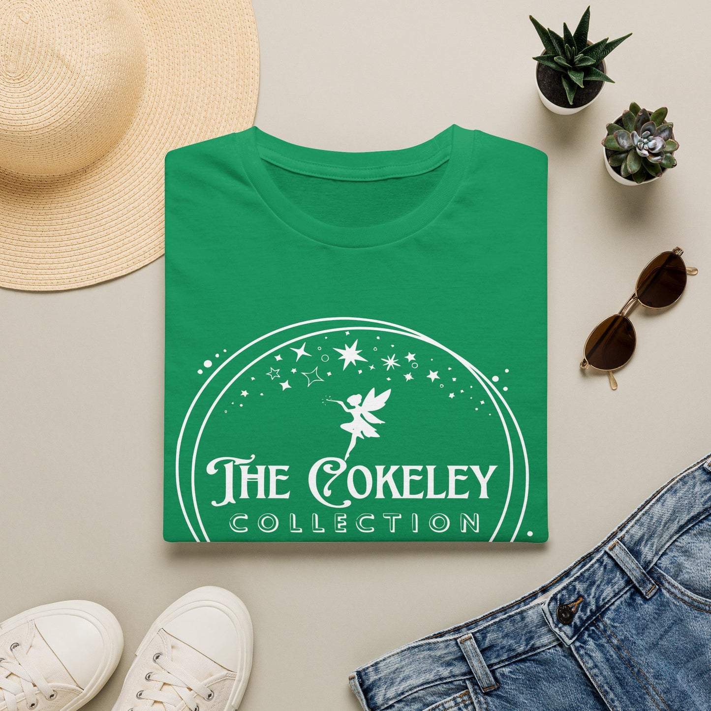 The Cokeley Collection T-Shirt | Fairy Logo, Starry Circle Design