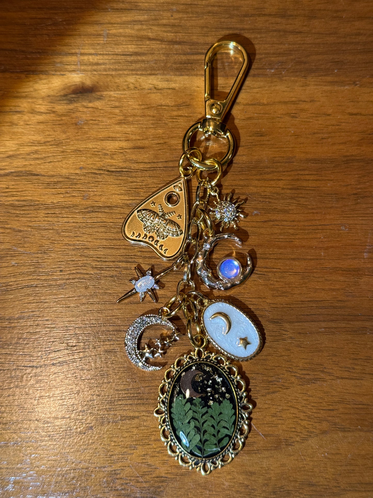 Gold bag charm #6