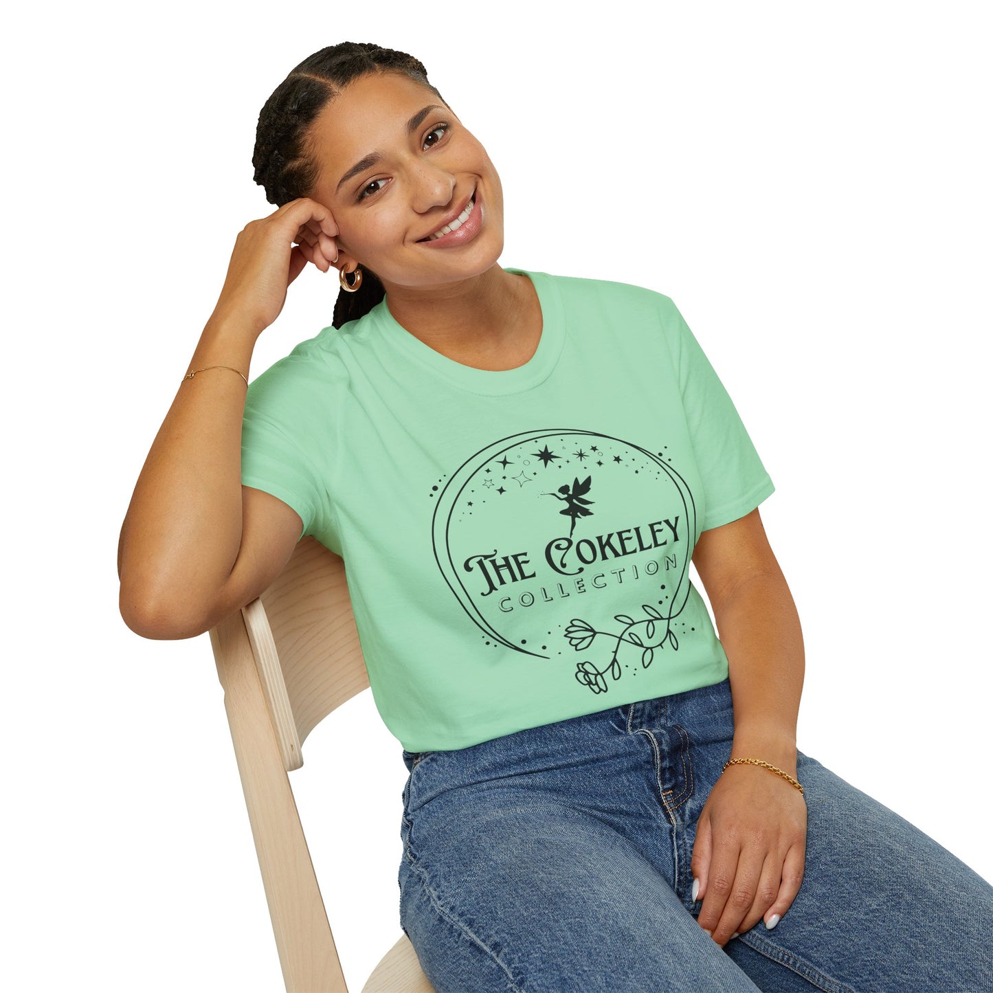The Cokeley Collection T-Shirt | Fairy Logo, Floral Emblem