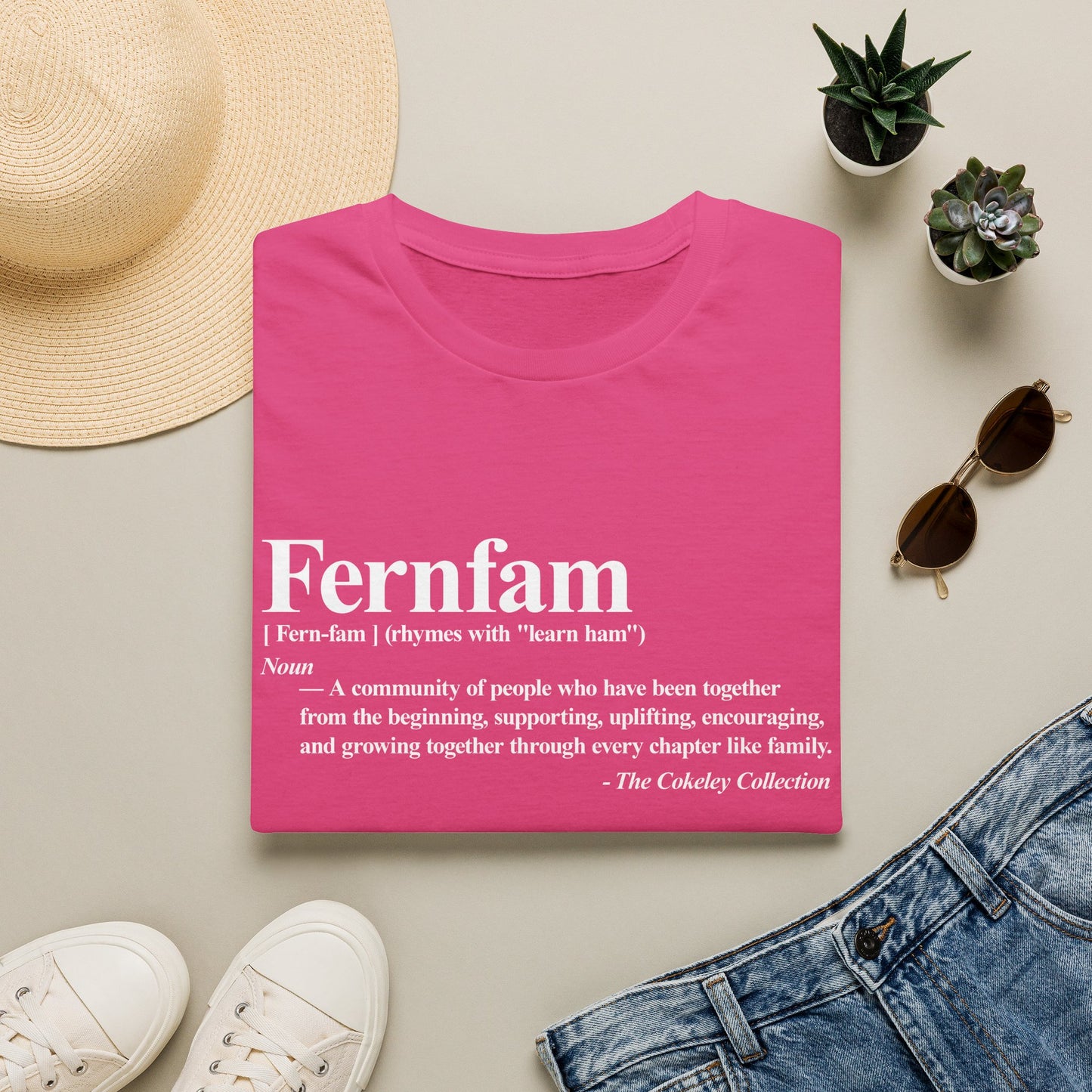 Fernfam definition T-Shirt | family quote tee, community togetherness design