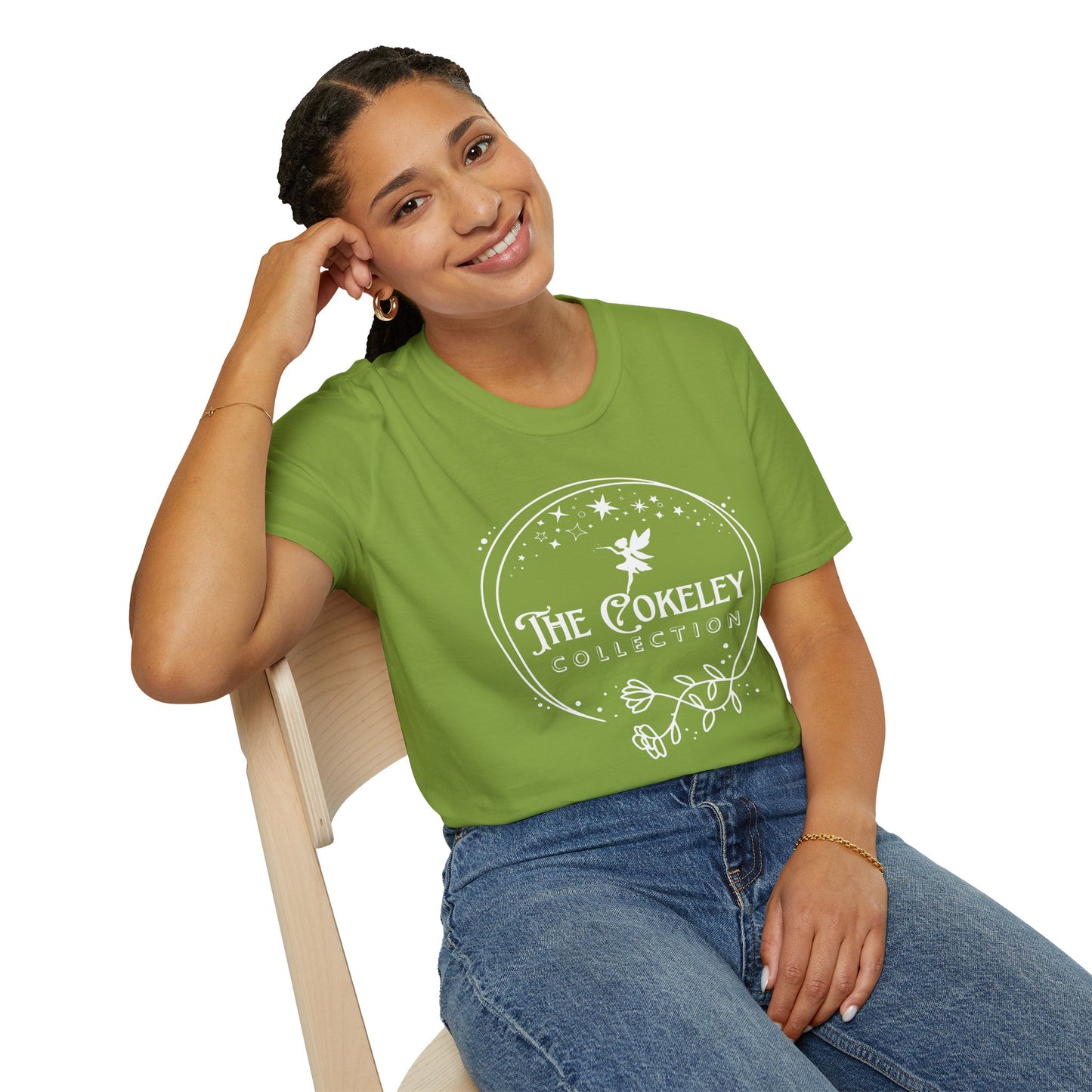The Cokeley Collection T-Shirt | Fairy Logo, Starry Circle Design