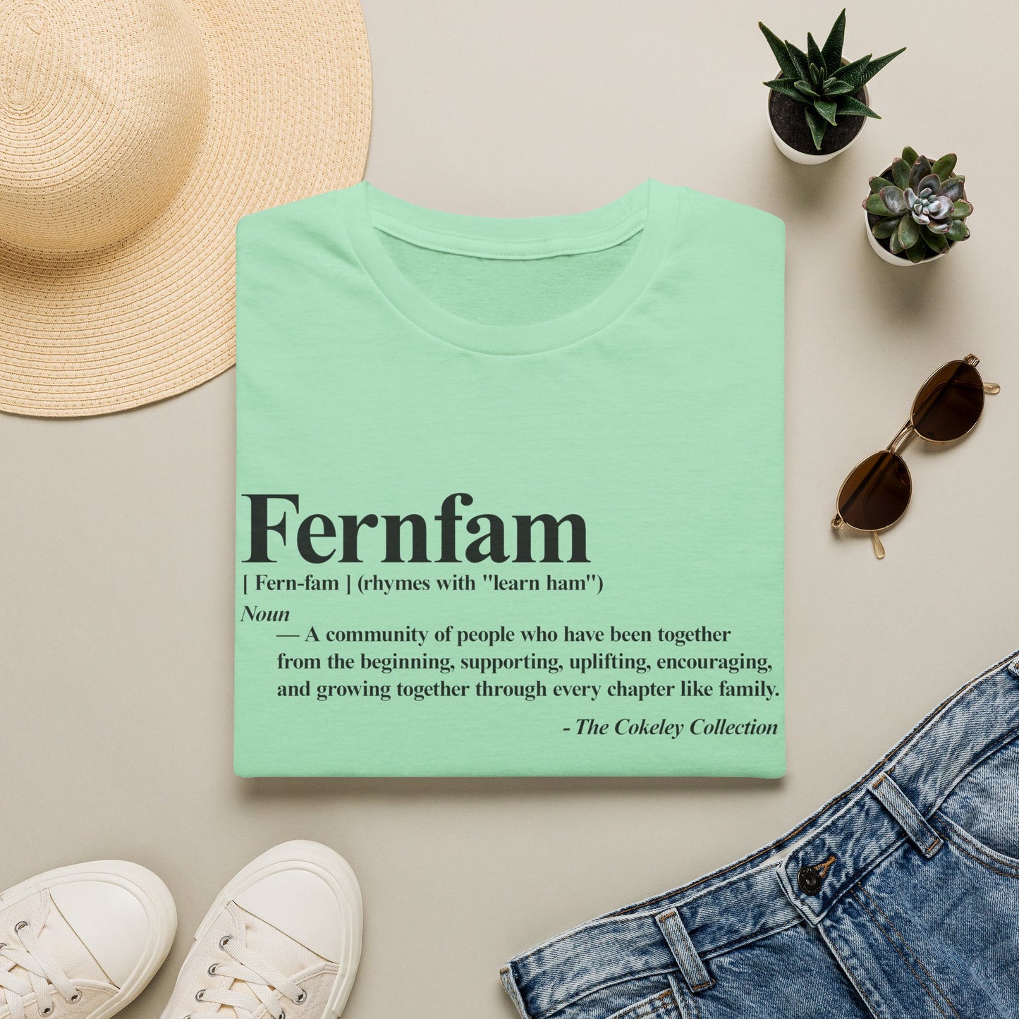 Fernfam definition shirt | T-Shirt, family name tee, name meaning design