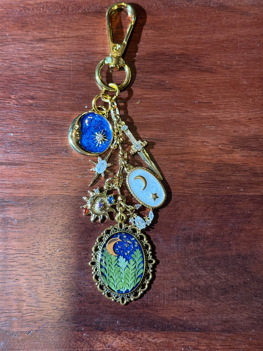 Gold bag charm (#3)