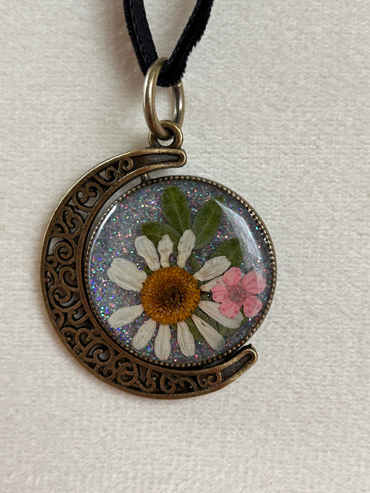 Bronze reversible choker (chamomile)