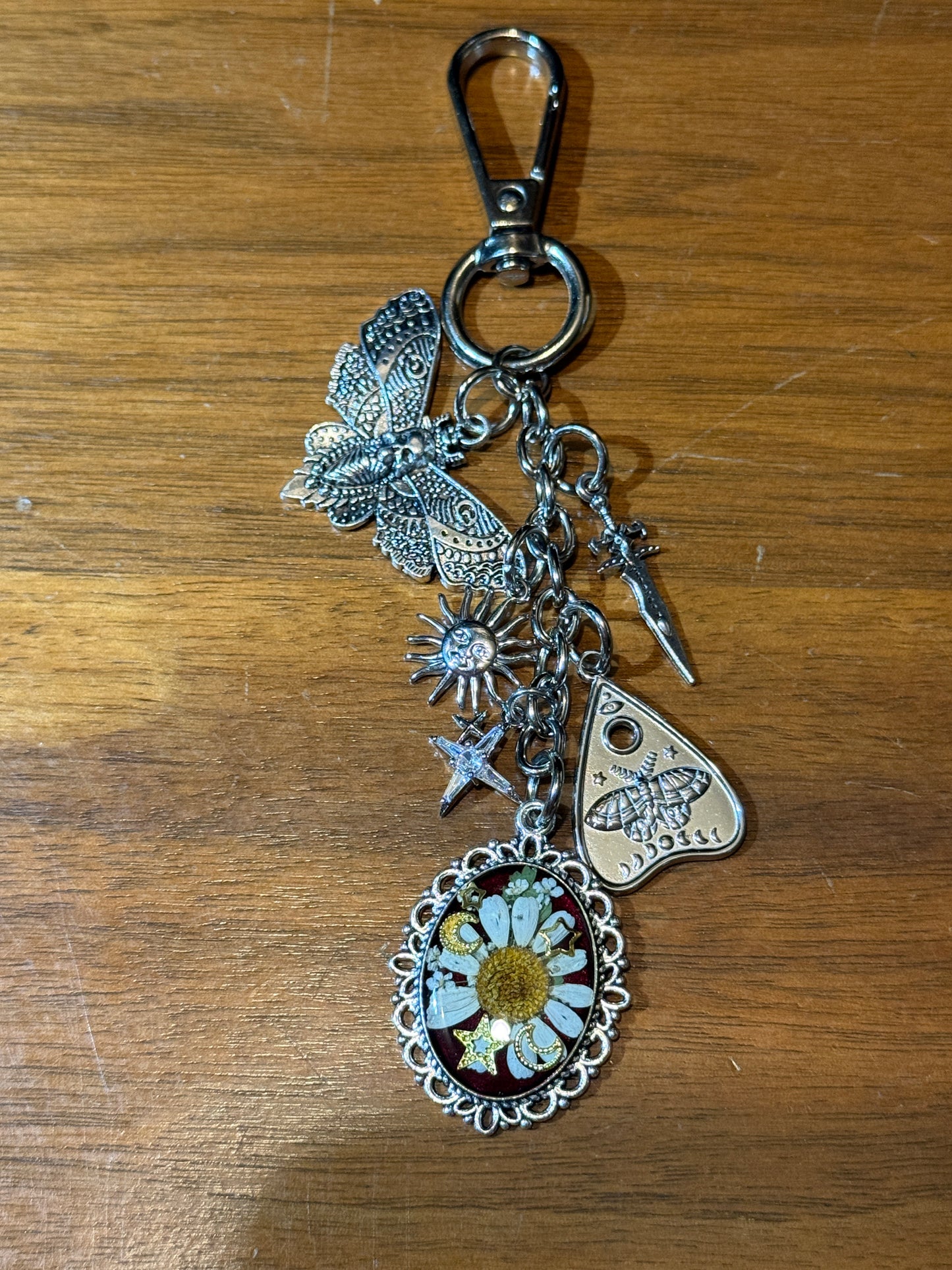 Silver bag charm (#6)