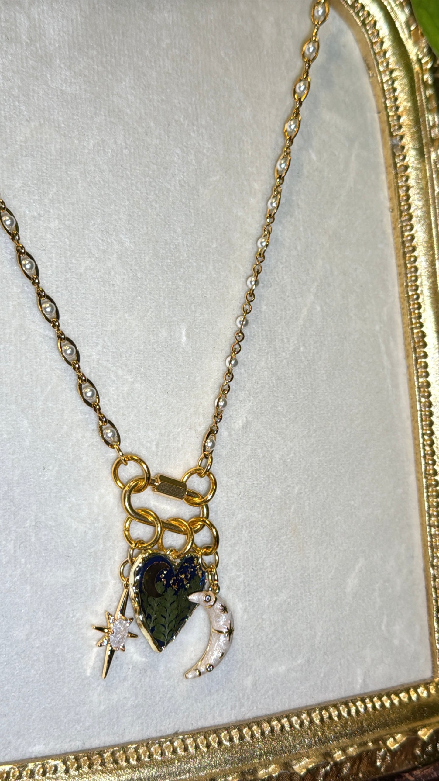Love you to the moon and back front clasp necklace #2