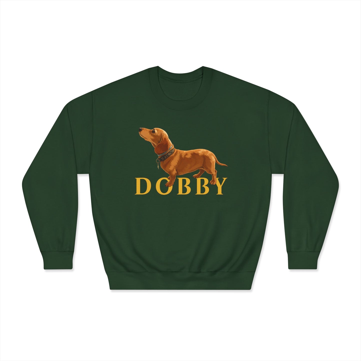 Dobby Crewneck Sweatshirt | Sausage Dog Graphic