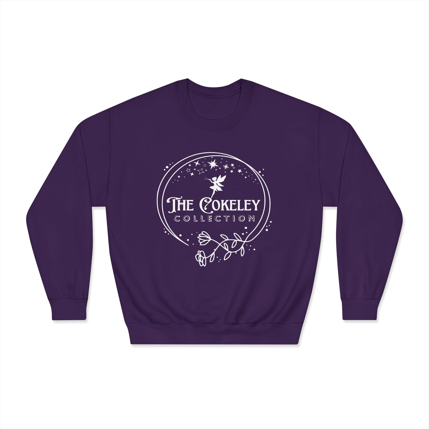 The Cokely Collection logo Crewneck Sweatshirt | Botanical Circle Design