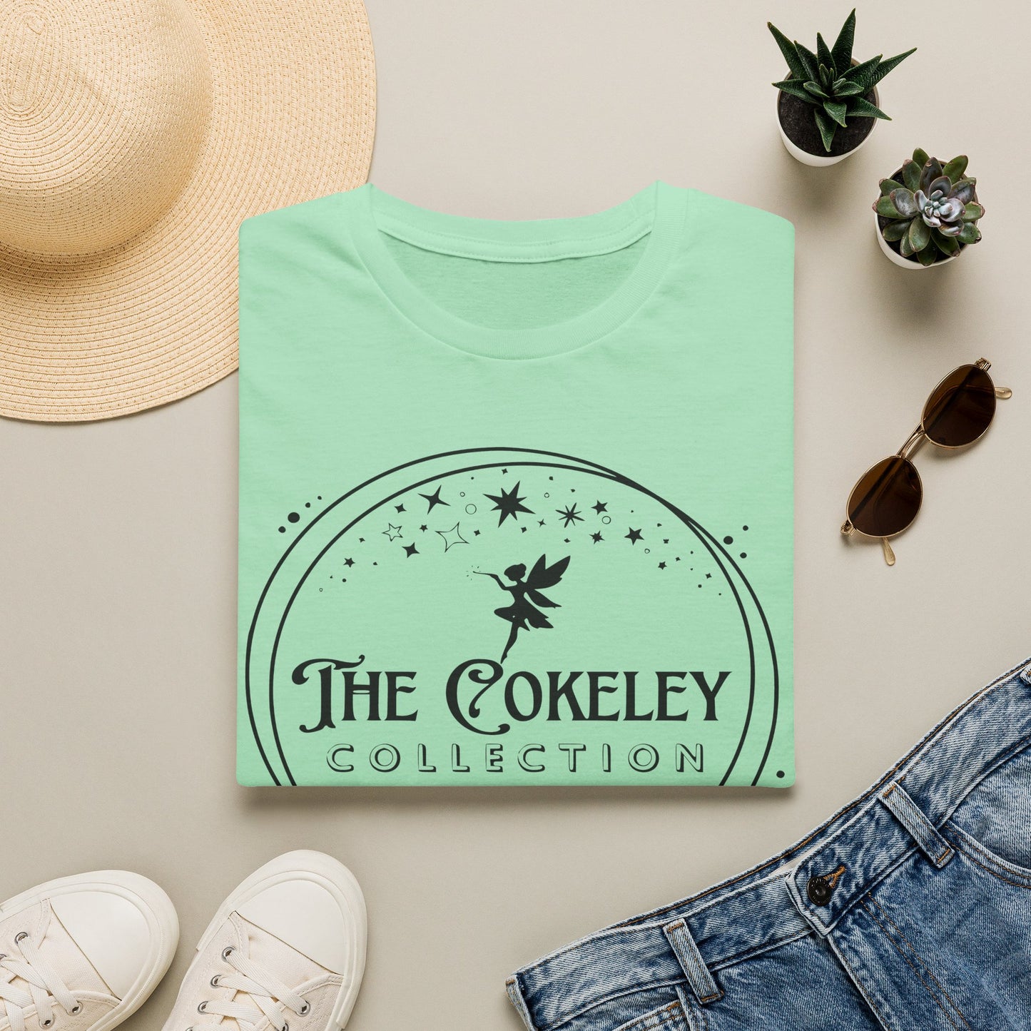 The Cokeley Collection T-Shirt | Fairy Logo, Floral Emblem