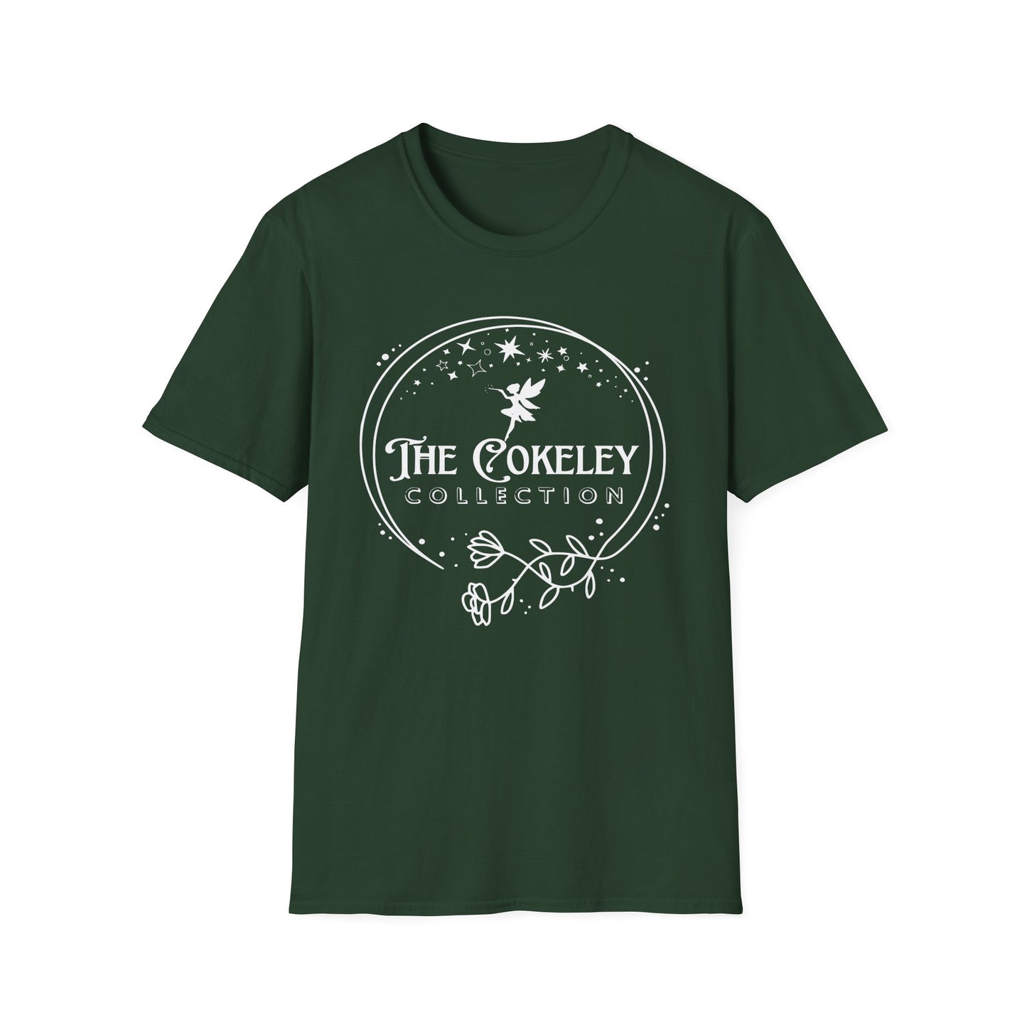 The Cokeley Collection T-Shirt | Fairy Logo, Starry Circle Design