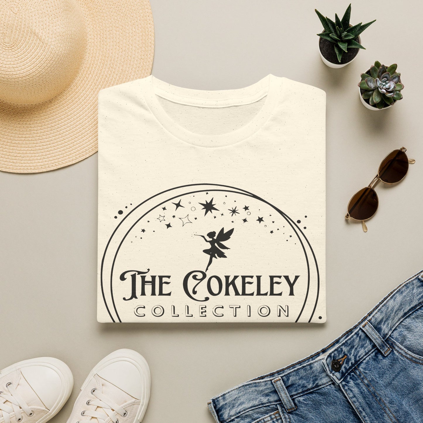 The Cokeley Collection T-Shirt | Fairy Logo, Floral Emblem