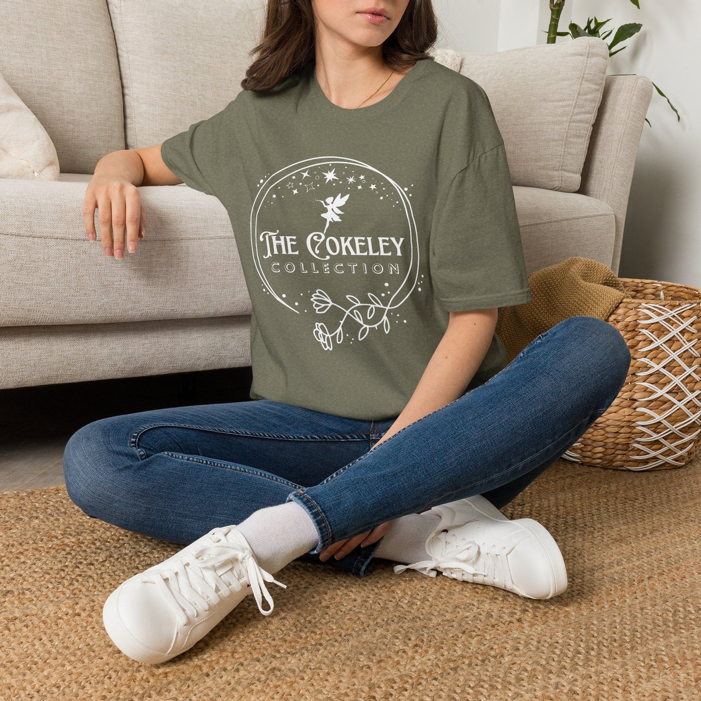 The Cokeley Collection T-Shirt | Fairy Logo, Starry Circle Design