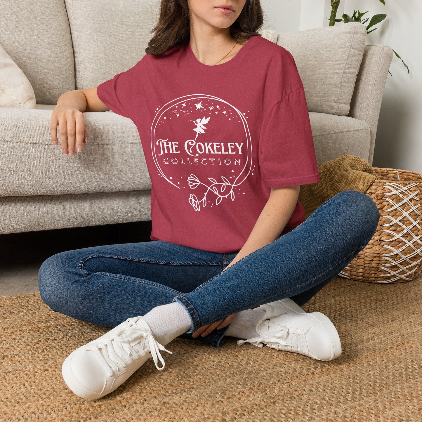 The Cokeley Collection T-Shirt | Fairy Logo, Starry Circle Design