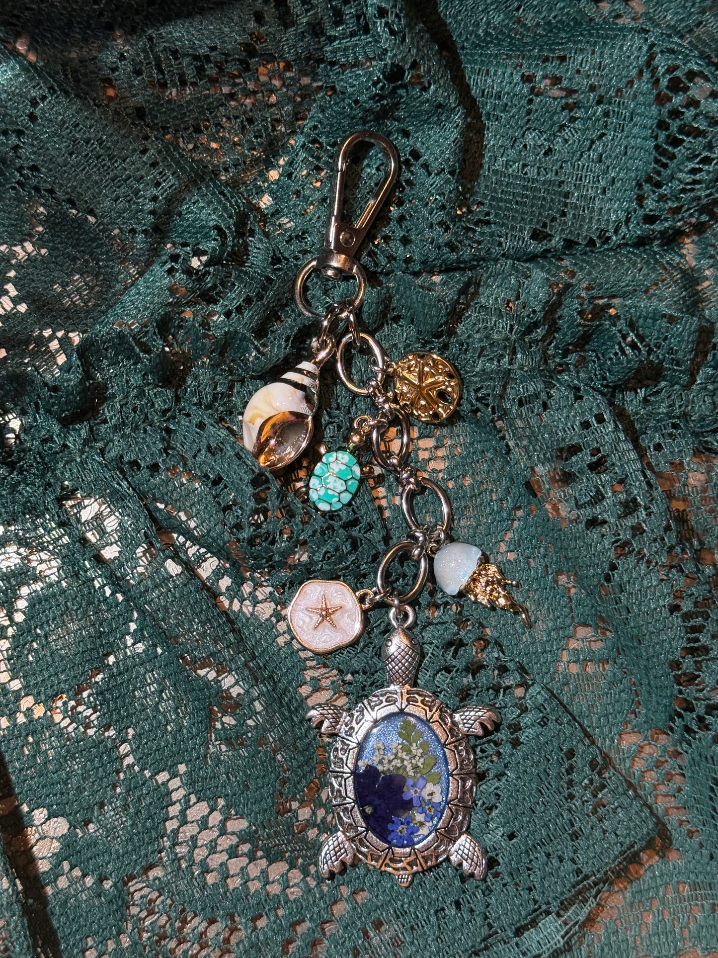 Turtle bag charm (c)