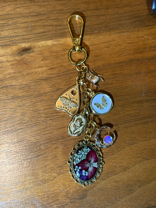 Gold bag charm (#2)