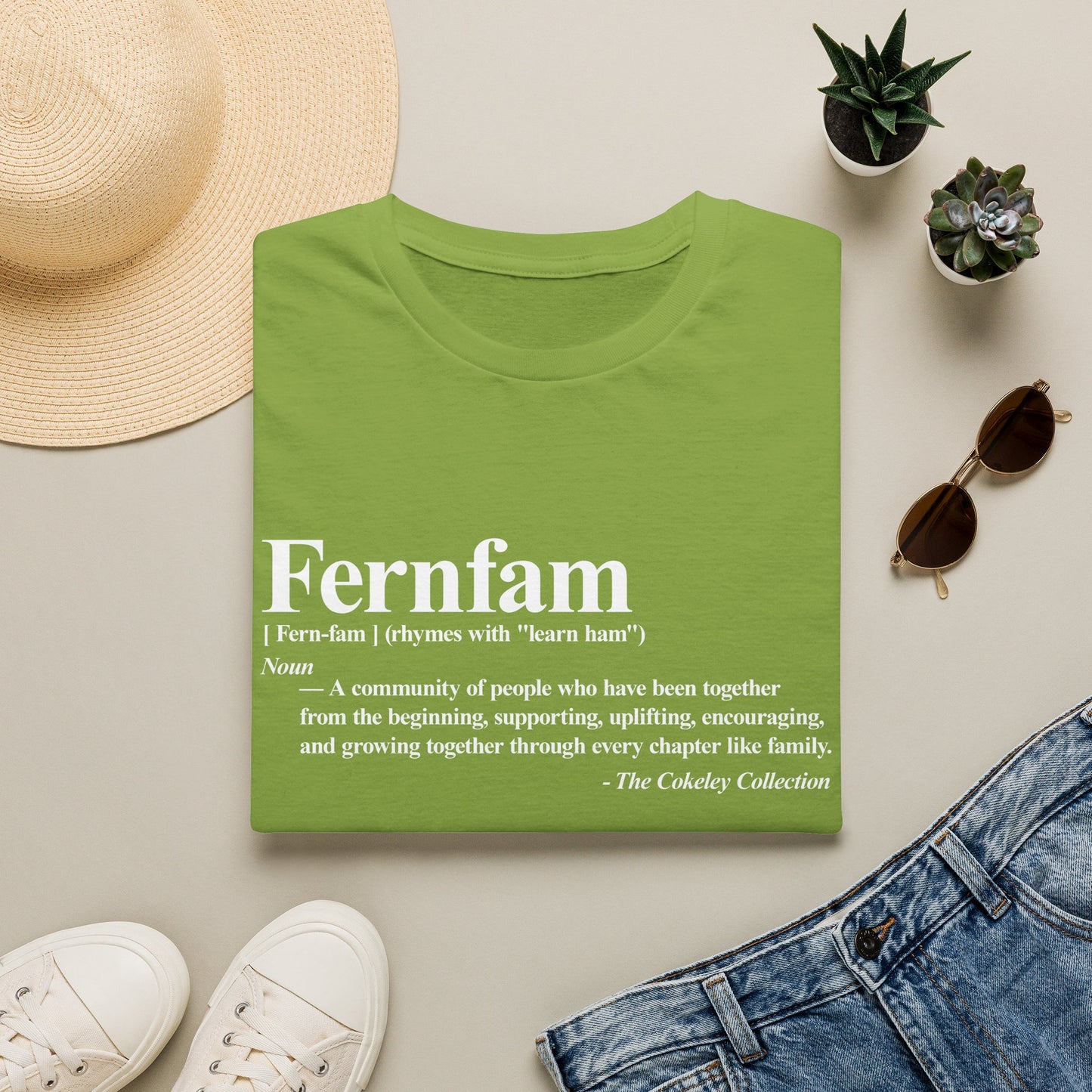 Fernfam definition T-Shirt | family quote tee, community togetherness design