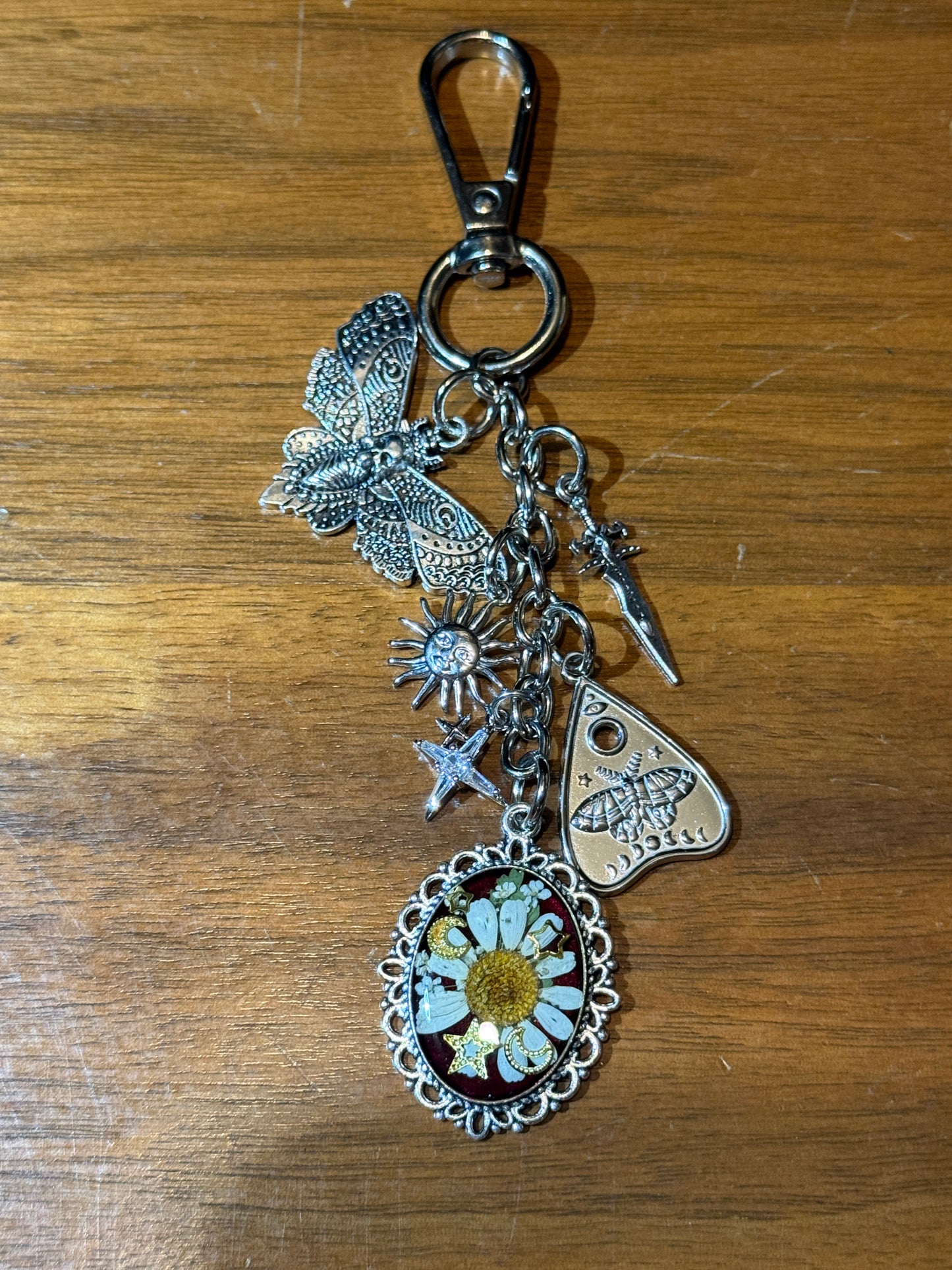 Silver bag charm (#6)