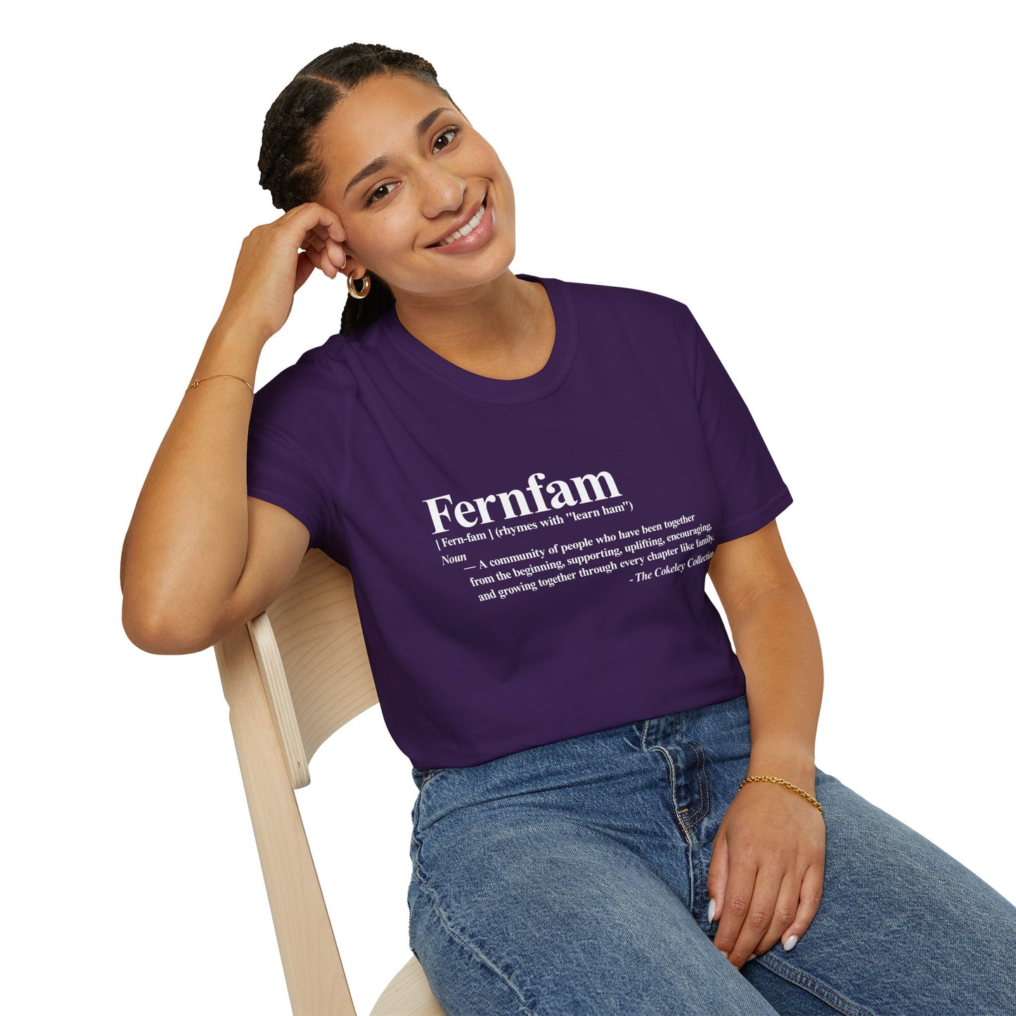Fernfam definition T-Shirt | family quote tee, community togetherness design