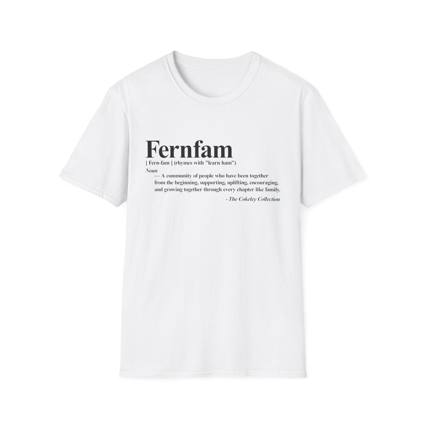 Fernfam definition shirt | T-Shirt, family name tee, name meaning design