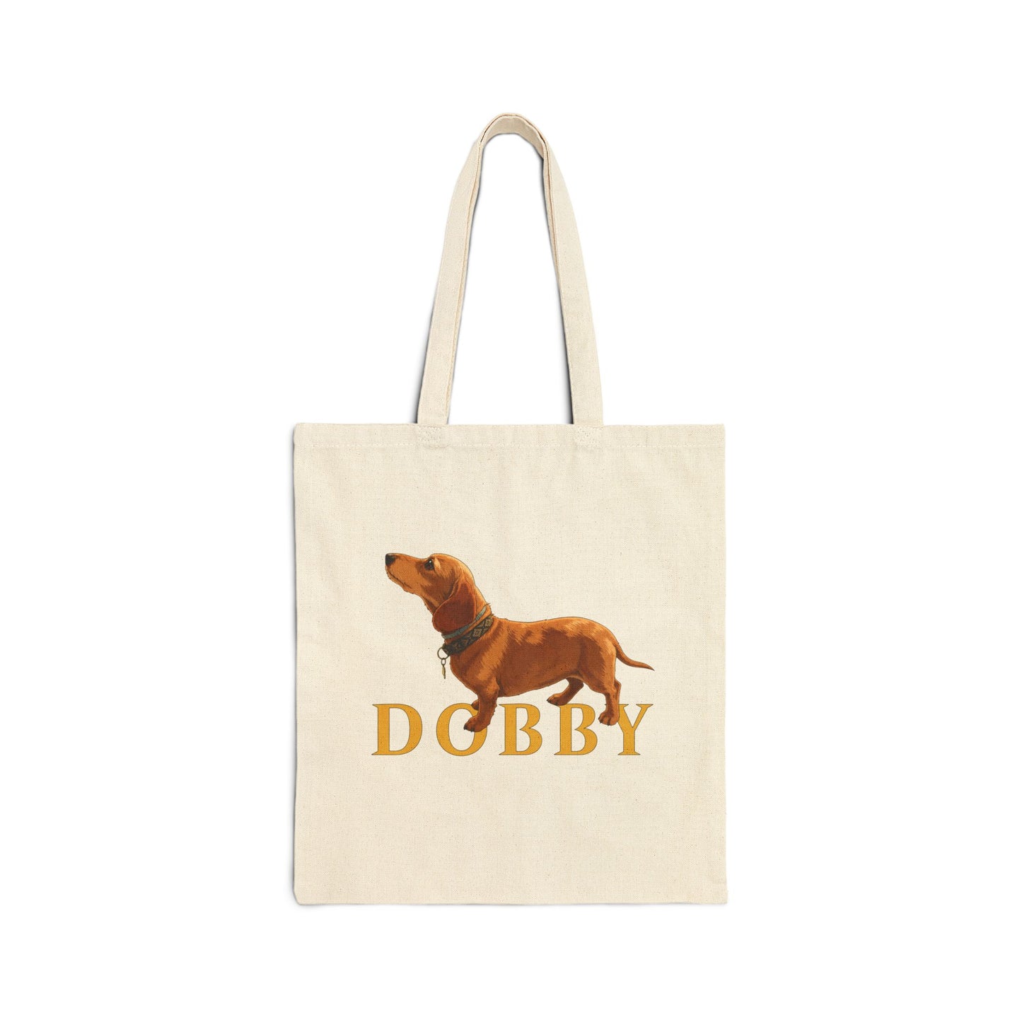 Dobby Sausage Dog Canvas Tote