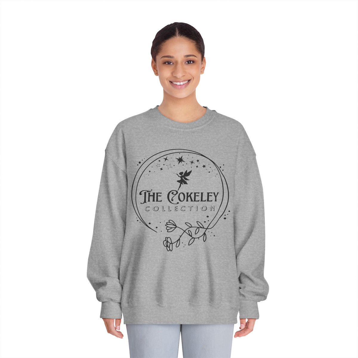 The Cokeley Collection logo Sweatshirt | floral emblem circle design
