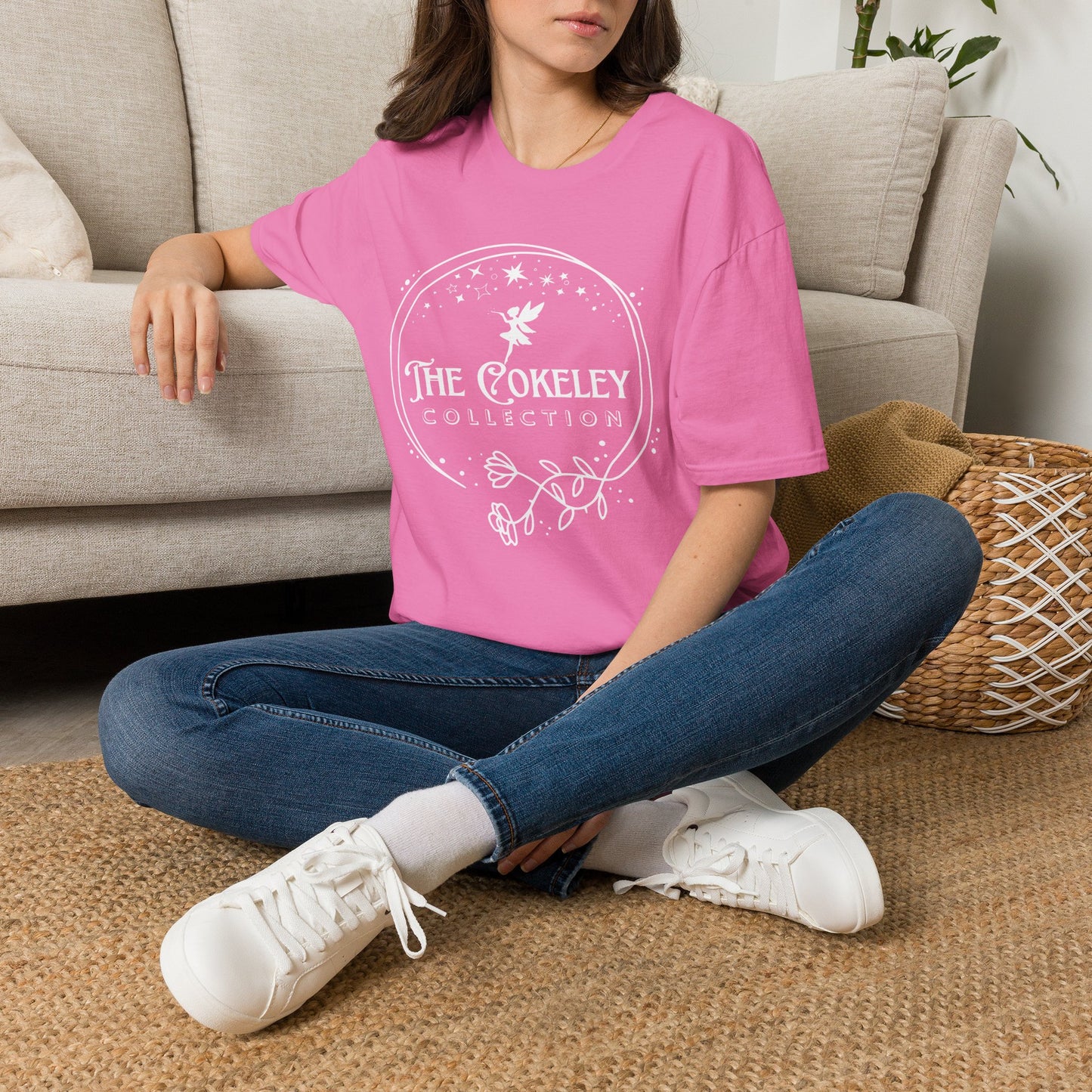 The Cokeley Collection T-Shirt | Fairy Logo, Starry Circle Design