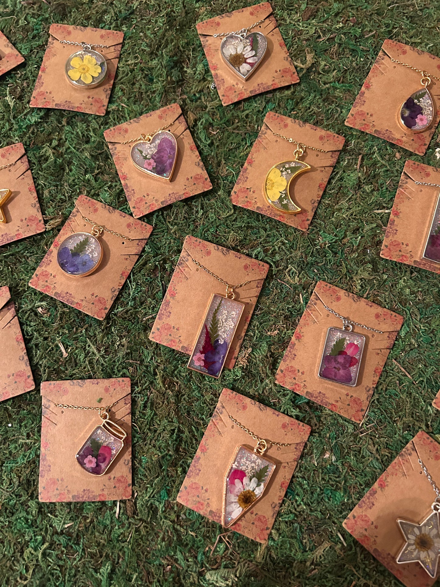 April birthday necklace reveals