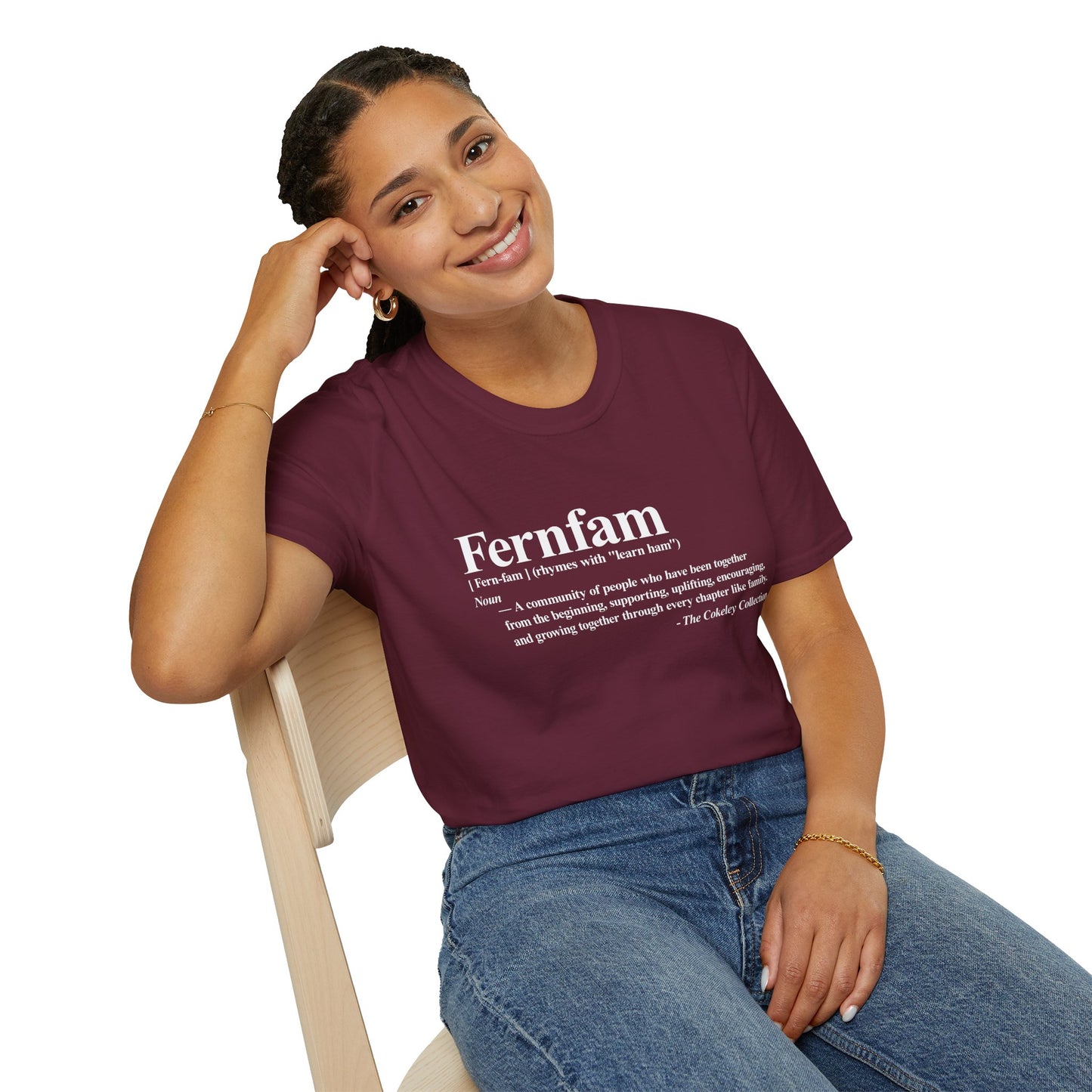 Fernfam definition T-Shirt | family quote tee, community togetherness design