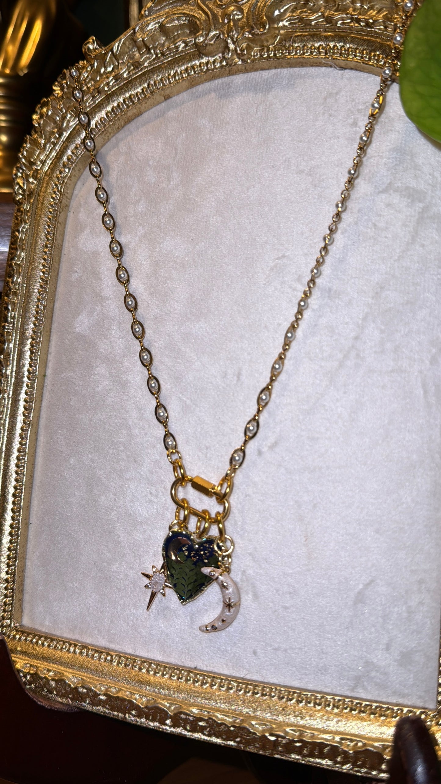 Love you to the moon and back front clasp necklace #2