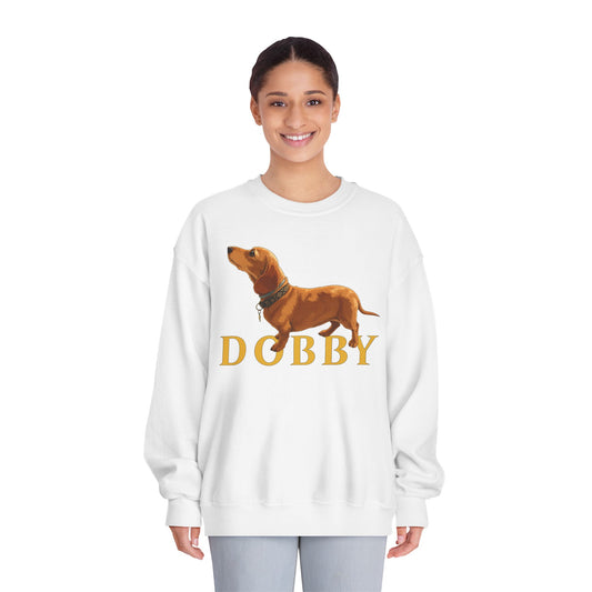 Dobby Crewneck Sweatshirt | Sausage Dog Graphic