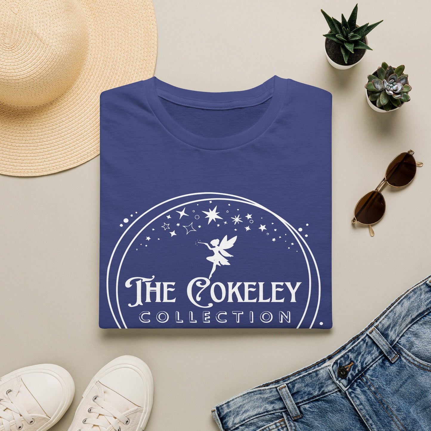 The Cokeley Collection T-Shirt | Fairy Logo, Starry Circle Design