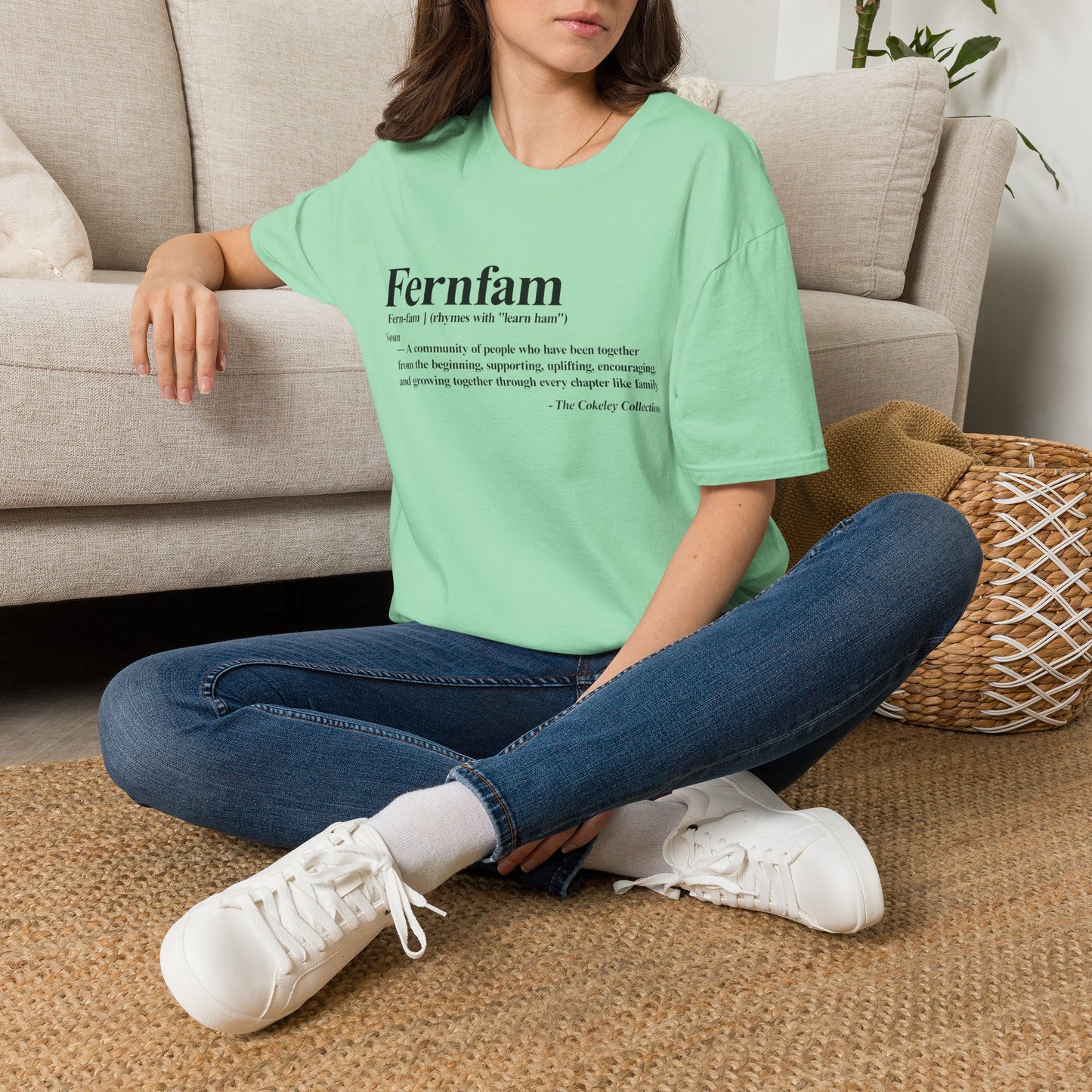 Fernfam definition shirt | T-Shirt, family name tee, name meaning design