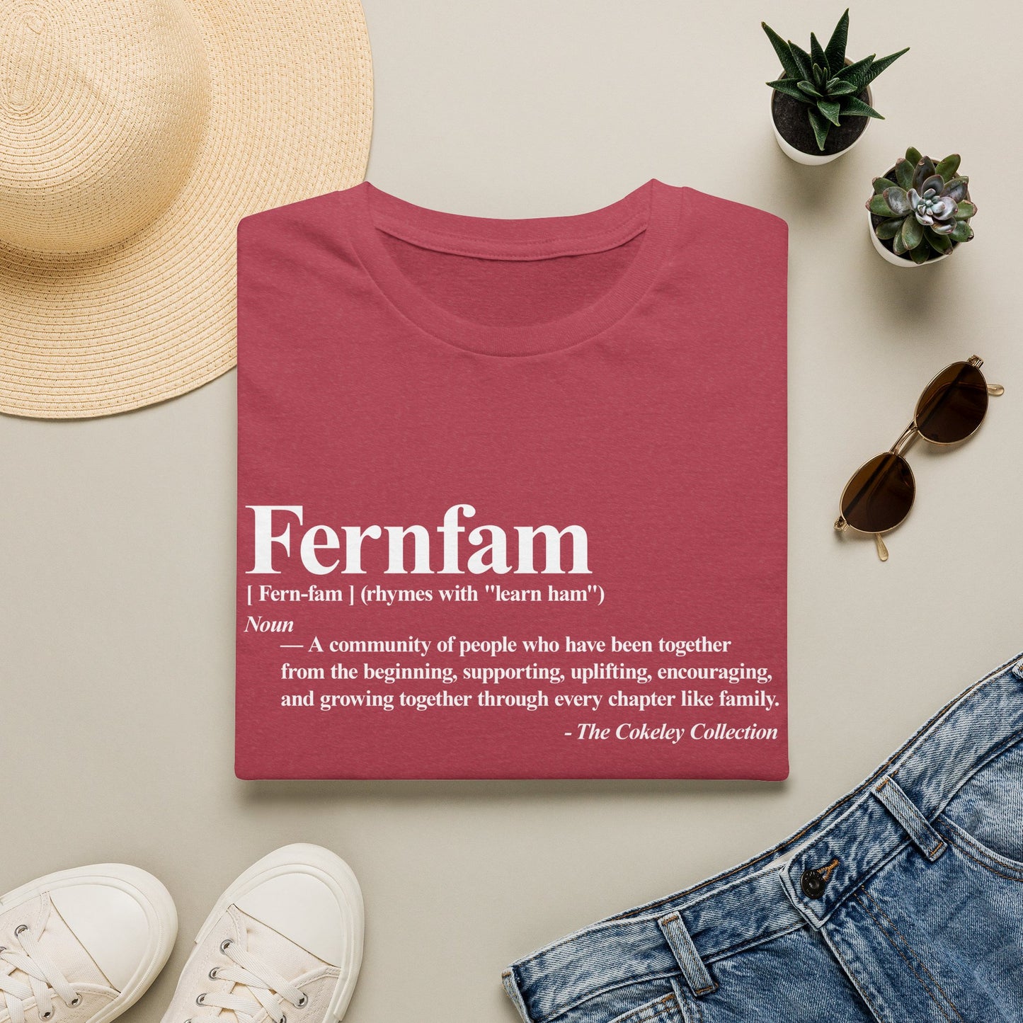 Fernfam definition T-Shirt | family quote tee, community togetherness design