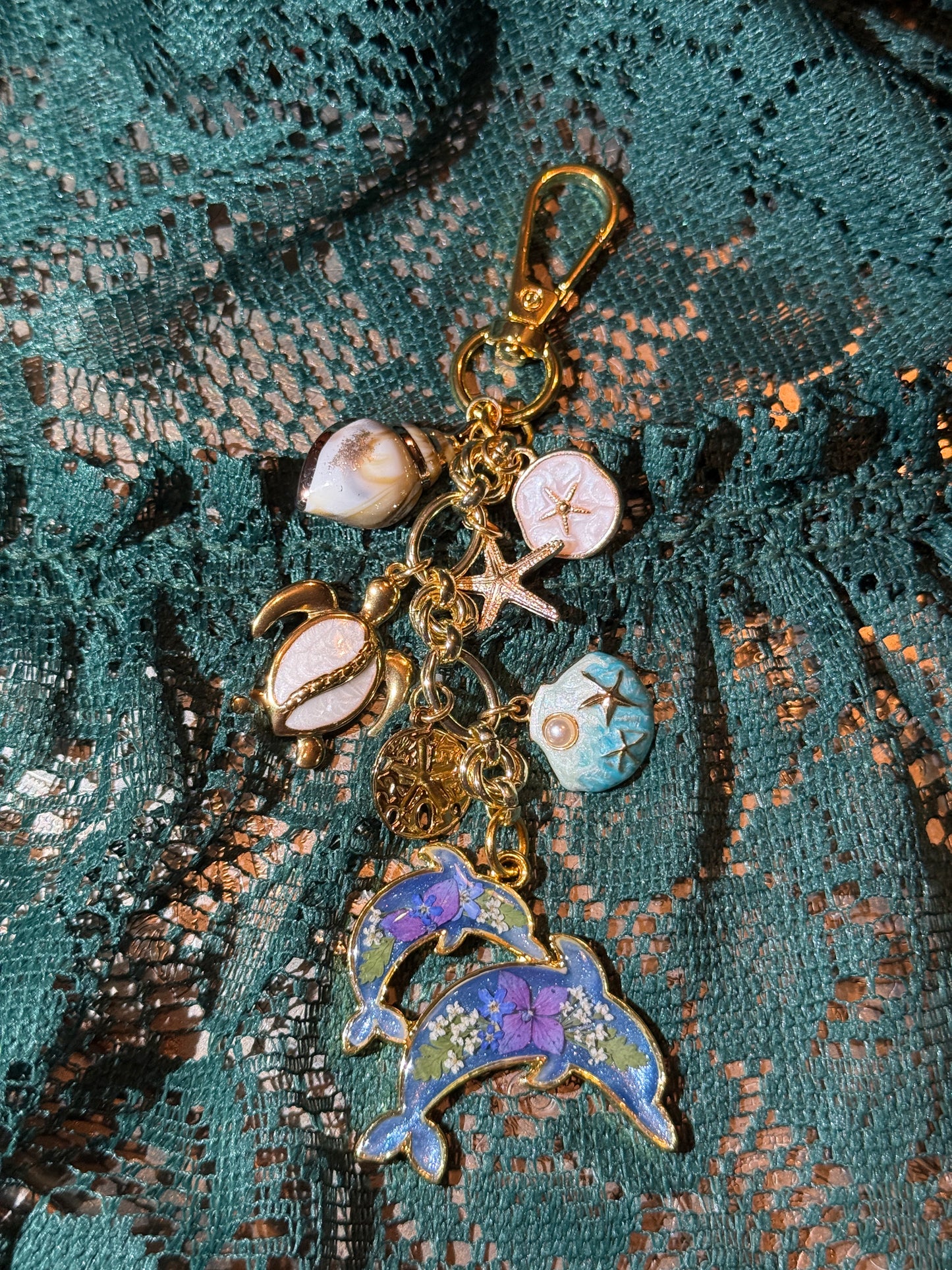 Dolphin bag charm