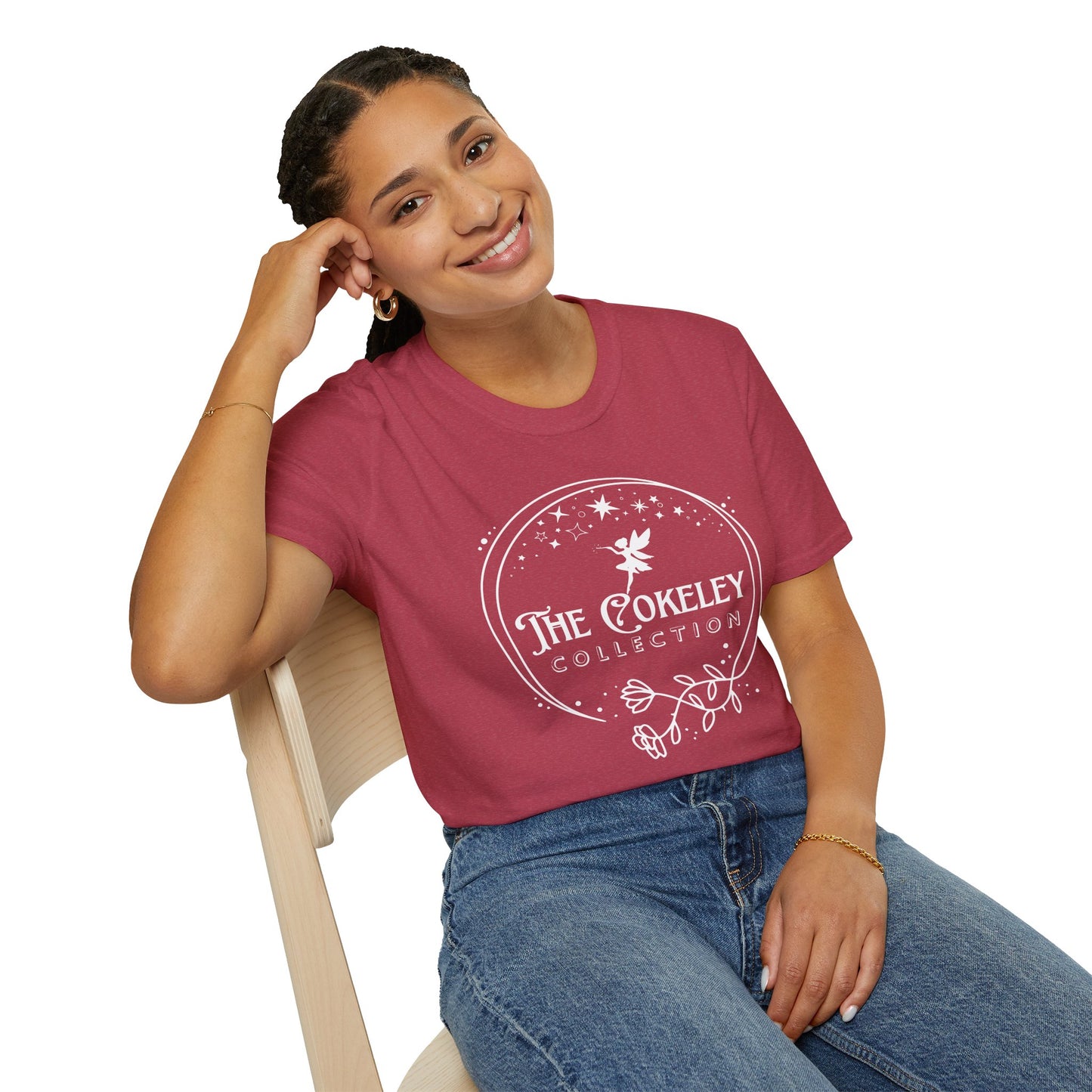 The Cokeley Collection T-Shirt | Fairy Logo, Starry Circle Design