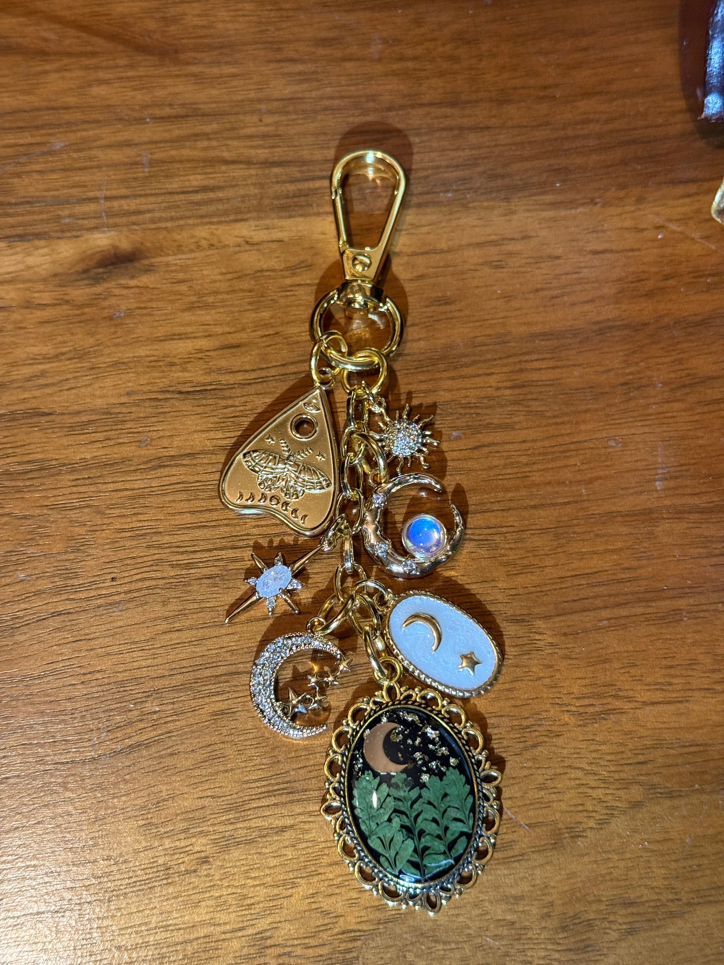 Gold bag charm #6