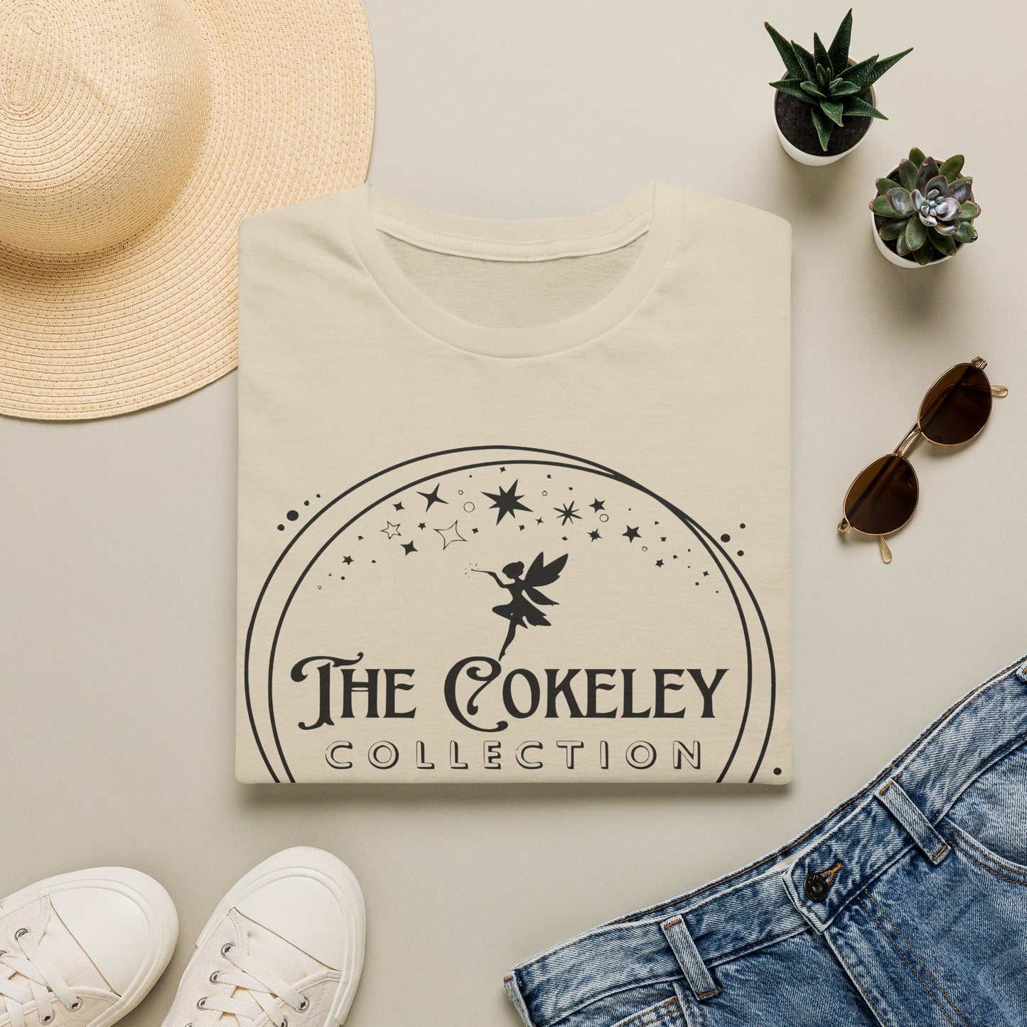 The Cokeley Collection T-Shirt | Fairy Logo, Floral Emblem