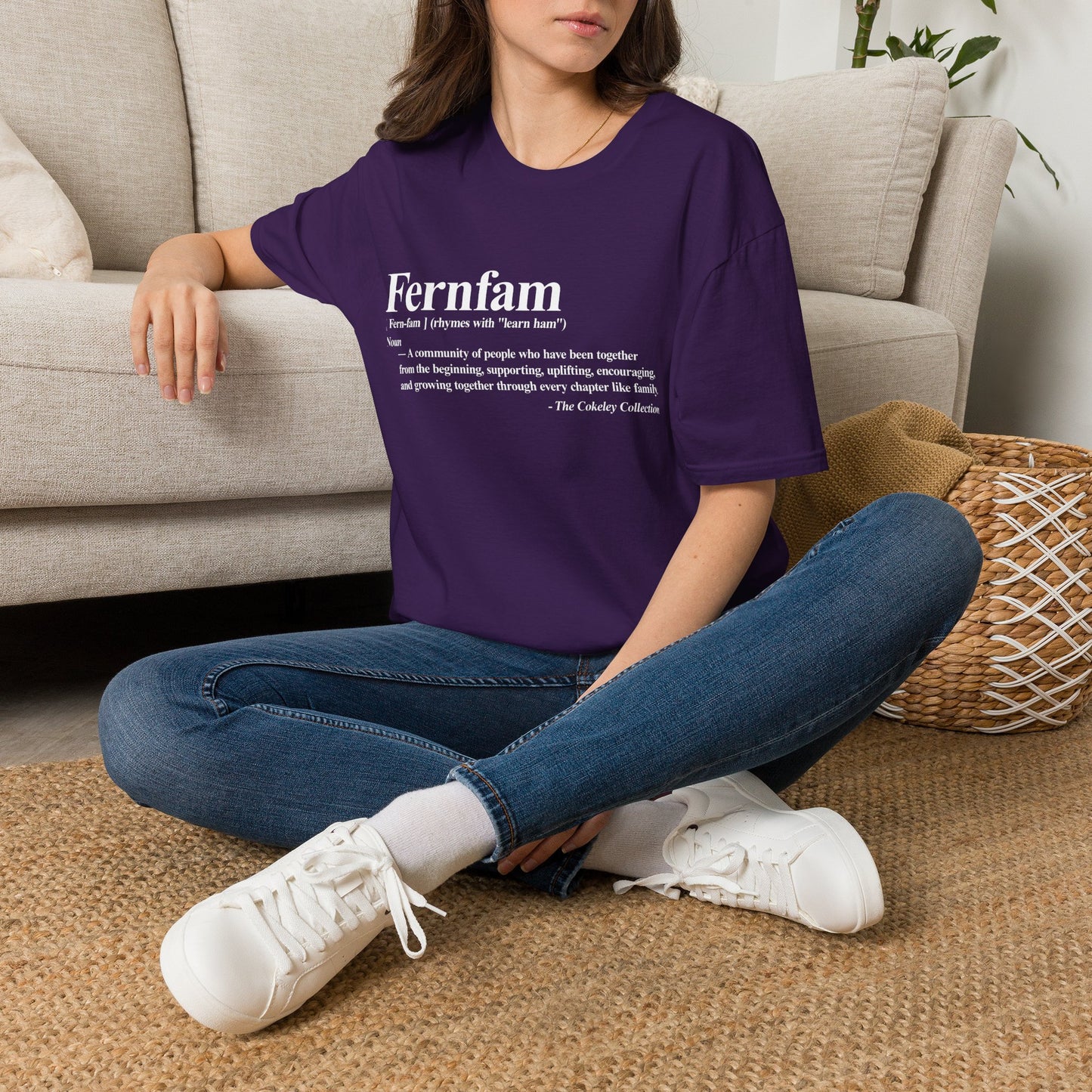 Fernfam definition T-Shirt | family quote tee, community togetherness design