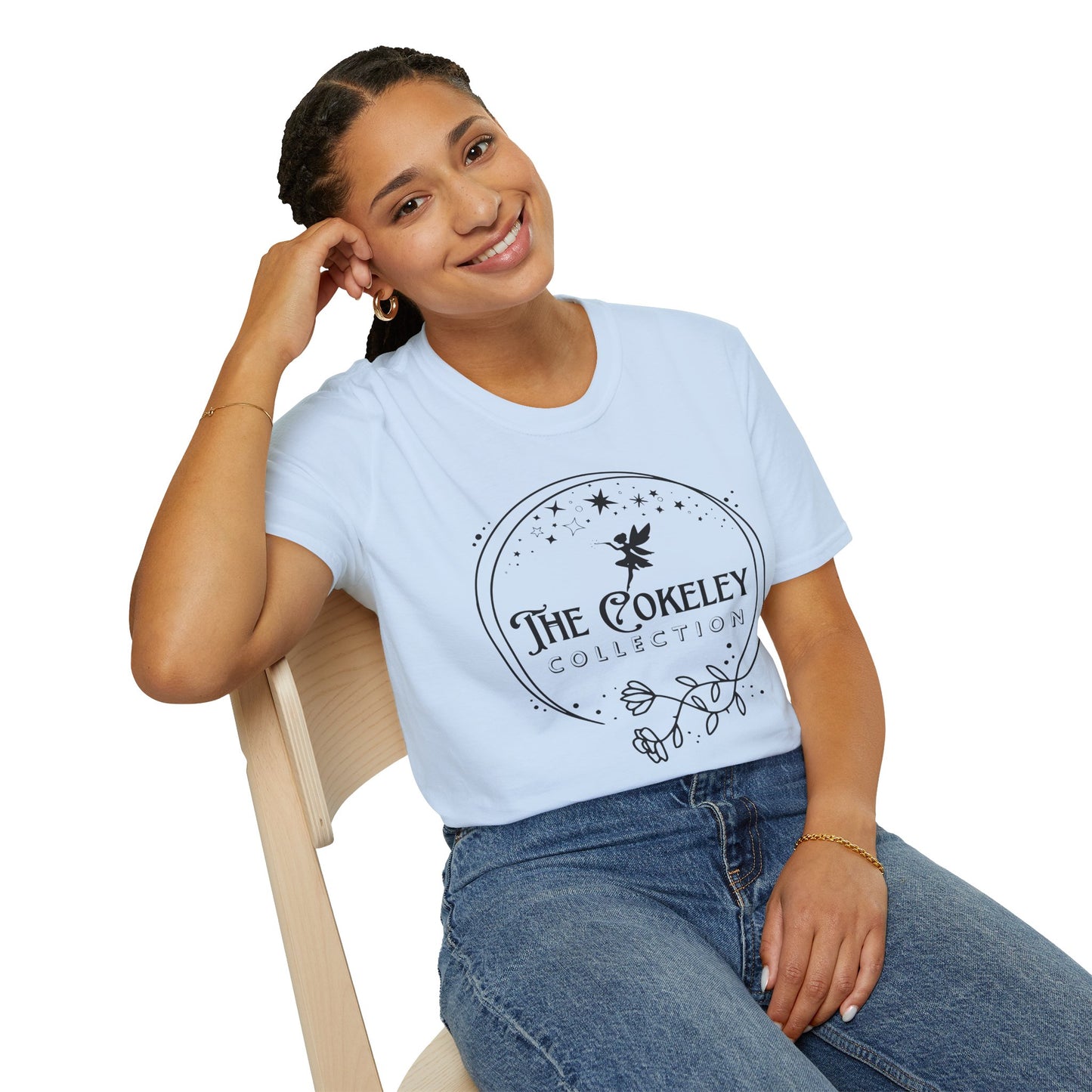 The Cokeley Collection T-Shirt | Fairy Logo, Floral Emblem