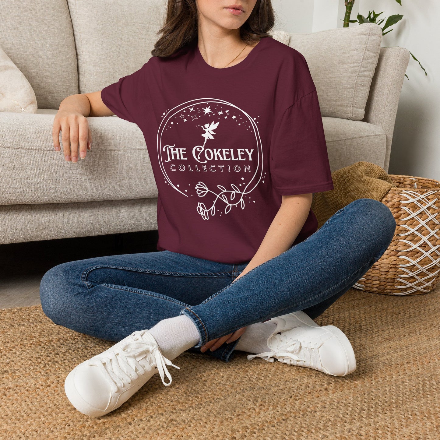 The Cokeley Collection T-Shirt | Fairy Logo, Starry Circle Design