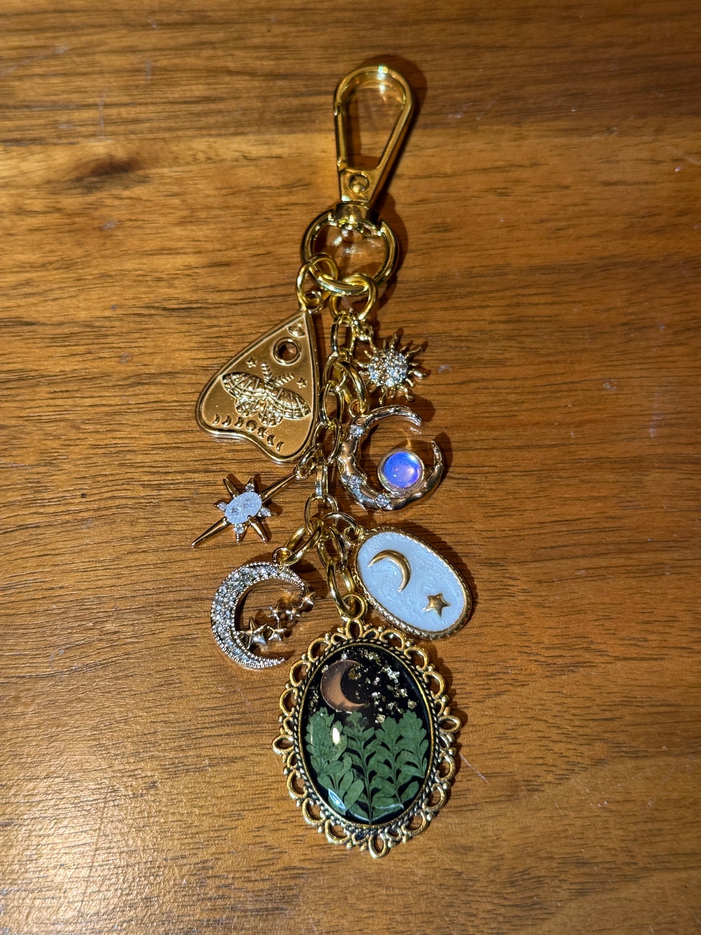 Gold bag charm #6