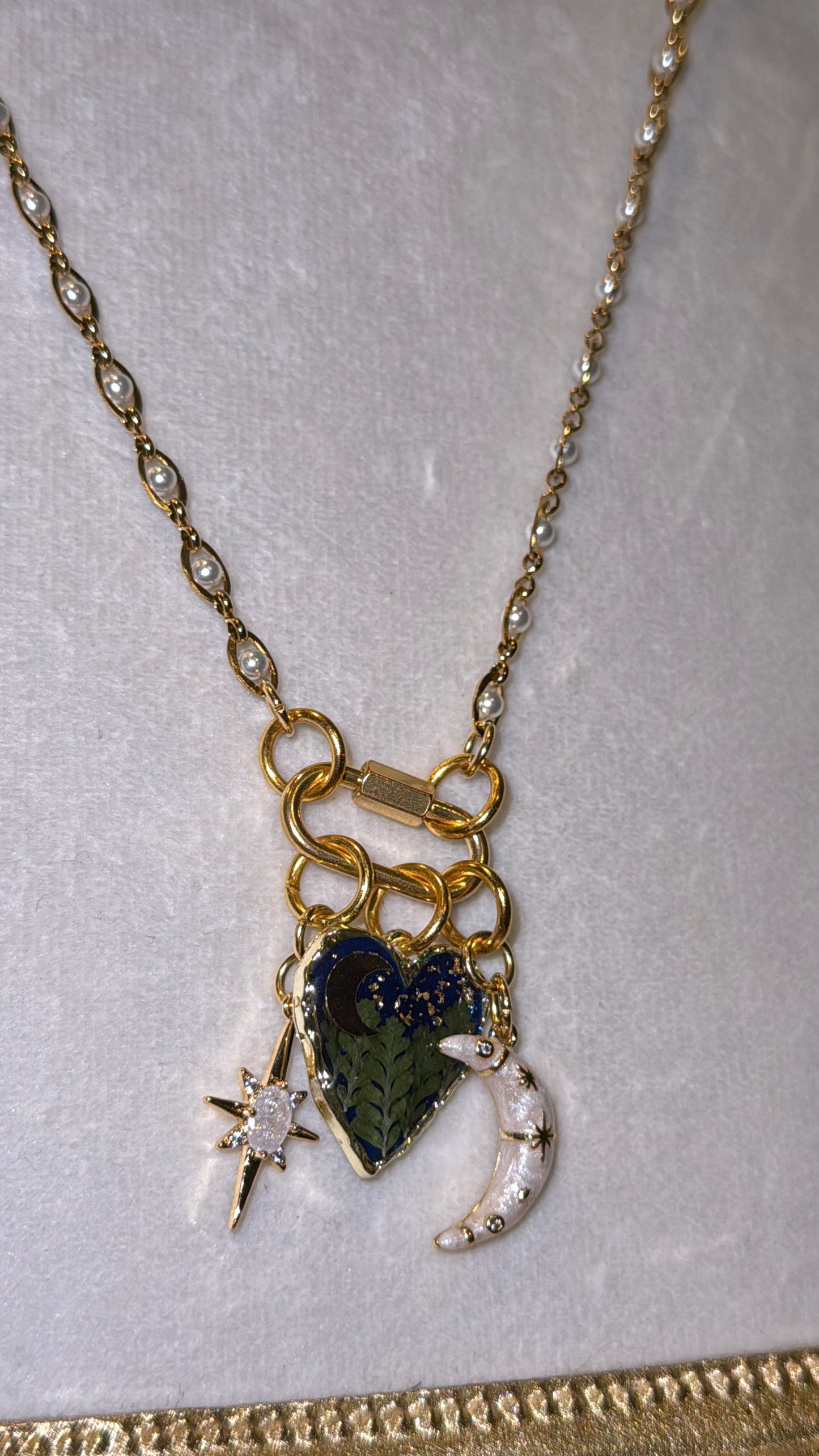 Love you to the moon and back front clasp necklace #2