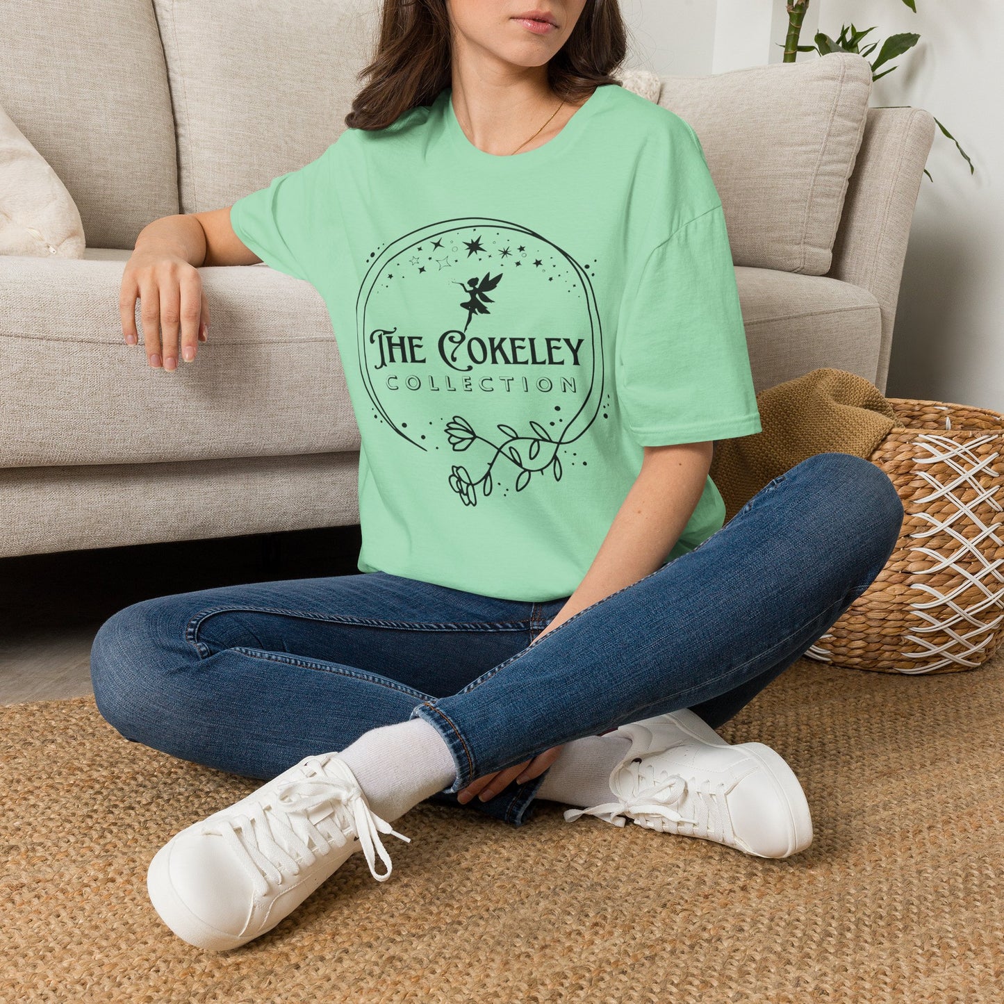 The Cokeley Collection T-Shirt | Fairy Logo, Floral Emblem