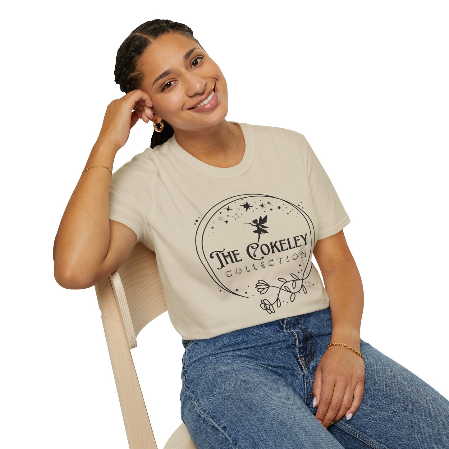 The Cokeley Collection T-Shirt | Fairy Logo, Floral Emblem