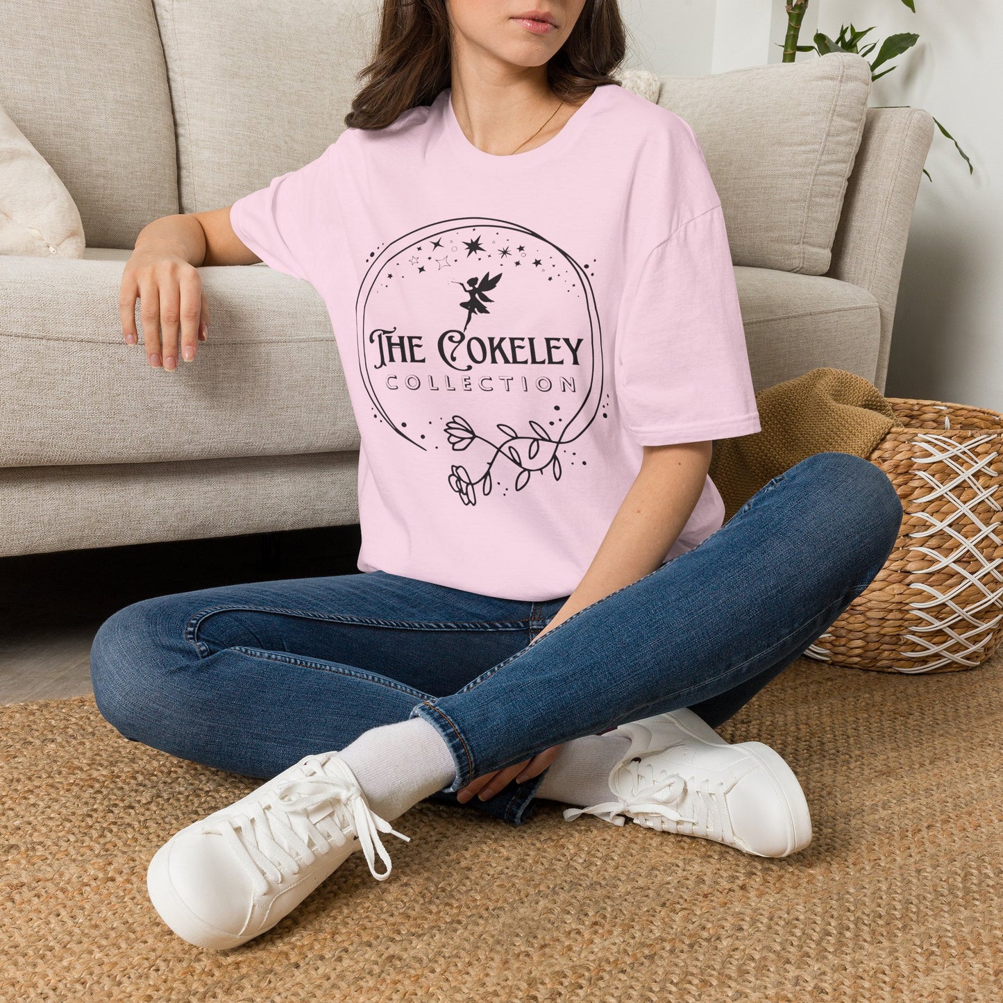 The Cokeley Collection T-Shirt | Fairy Logo, Floral Emblem