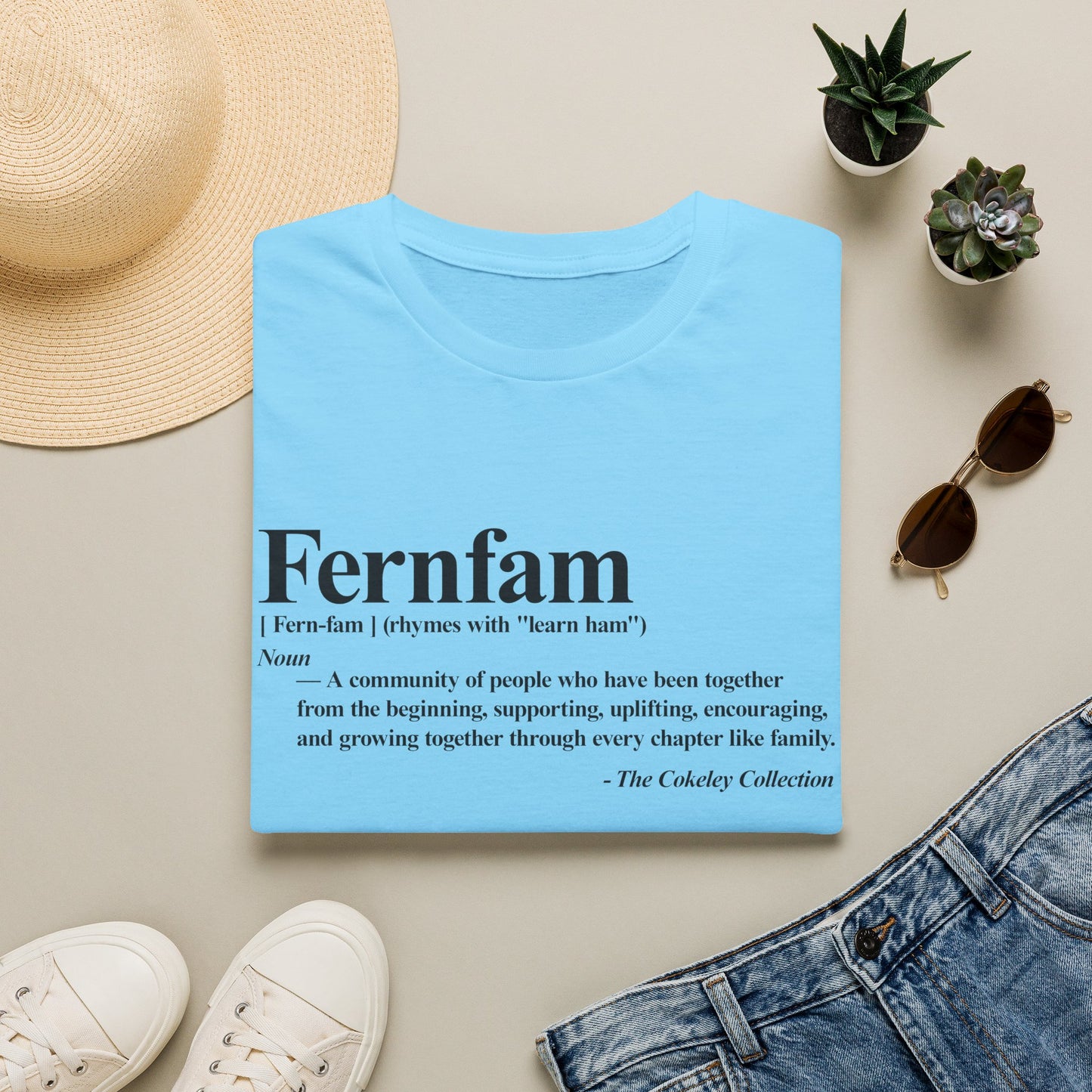 Fernfam definition shirt | T-Shirt, family name tee, name meaning design