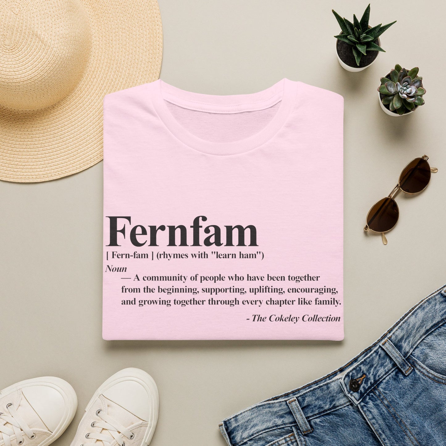 Fernfam definition shirt | T-Shirt, family name tee, name meaning design