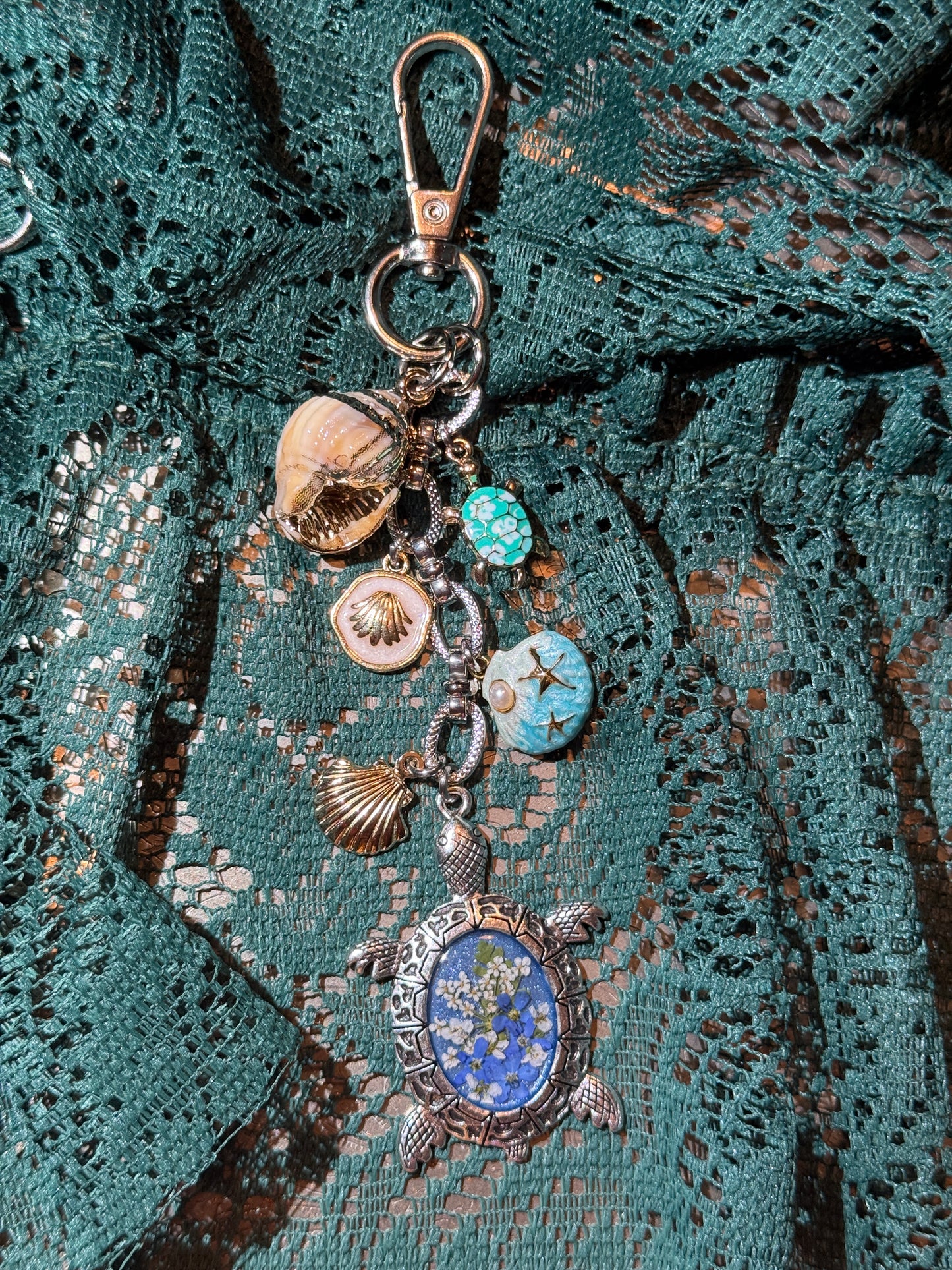 Turtle bag charm (f)