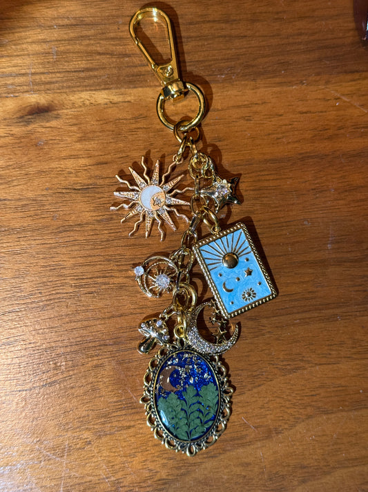 Gold bag charm (#3)